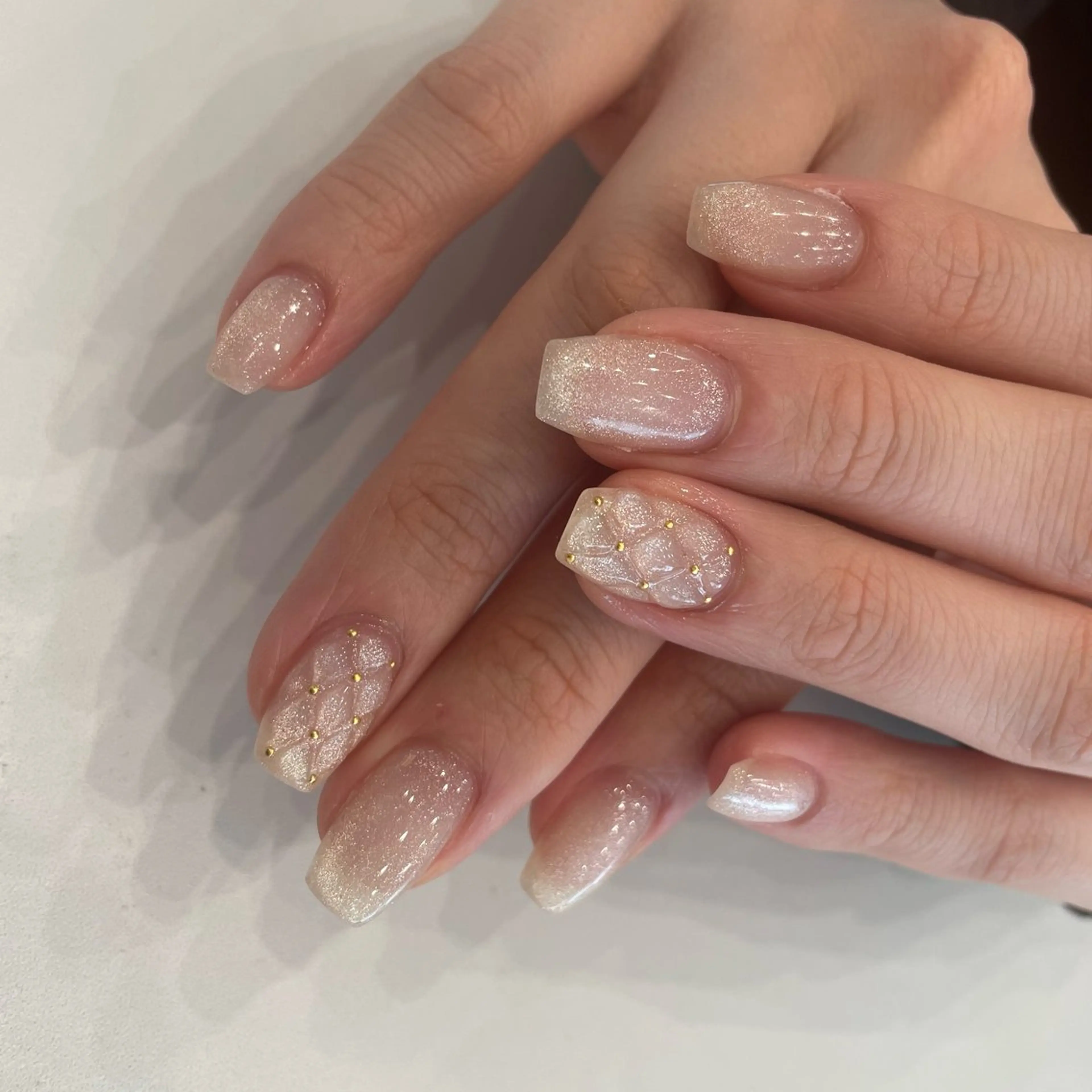 ネイル 韓国ネイル🎀 H nail 碧のネイルデザイン