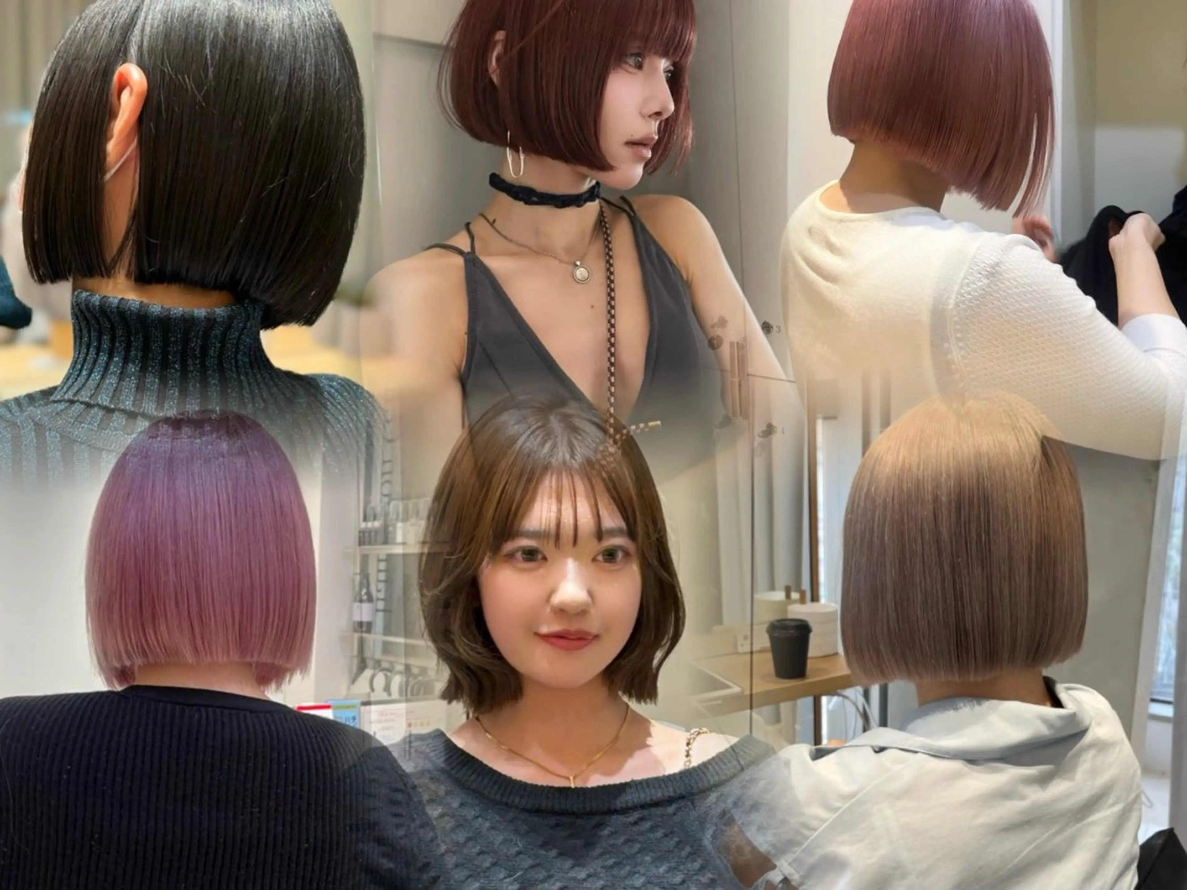 ショート yoko/レイヤー /小顔ボブ/メンズのヘアスタイル