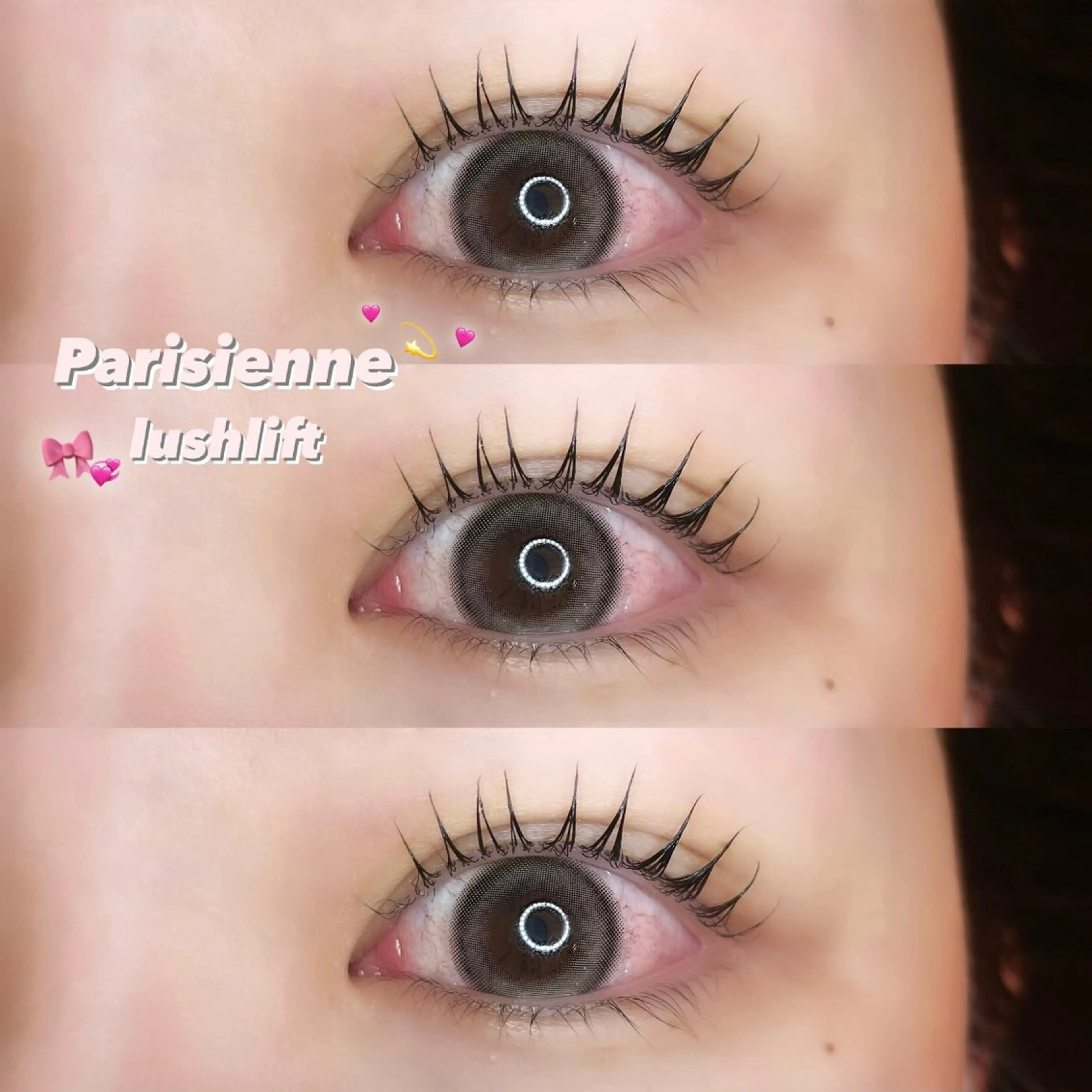マツエク・マツパ パリジェンヌラッシュリフト lucida💘 aimiのマツエク・マツパデザイン