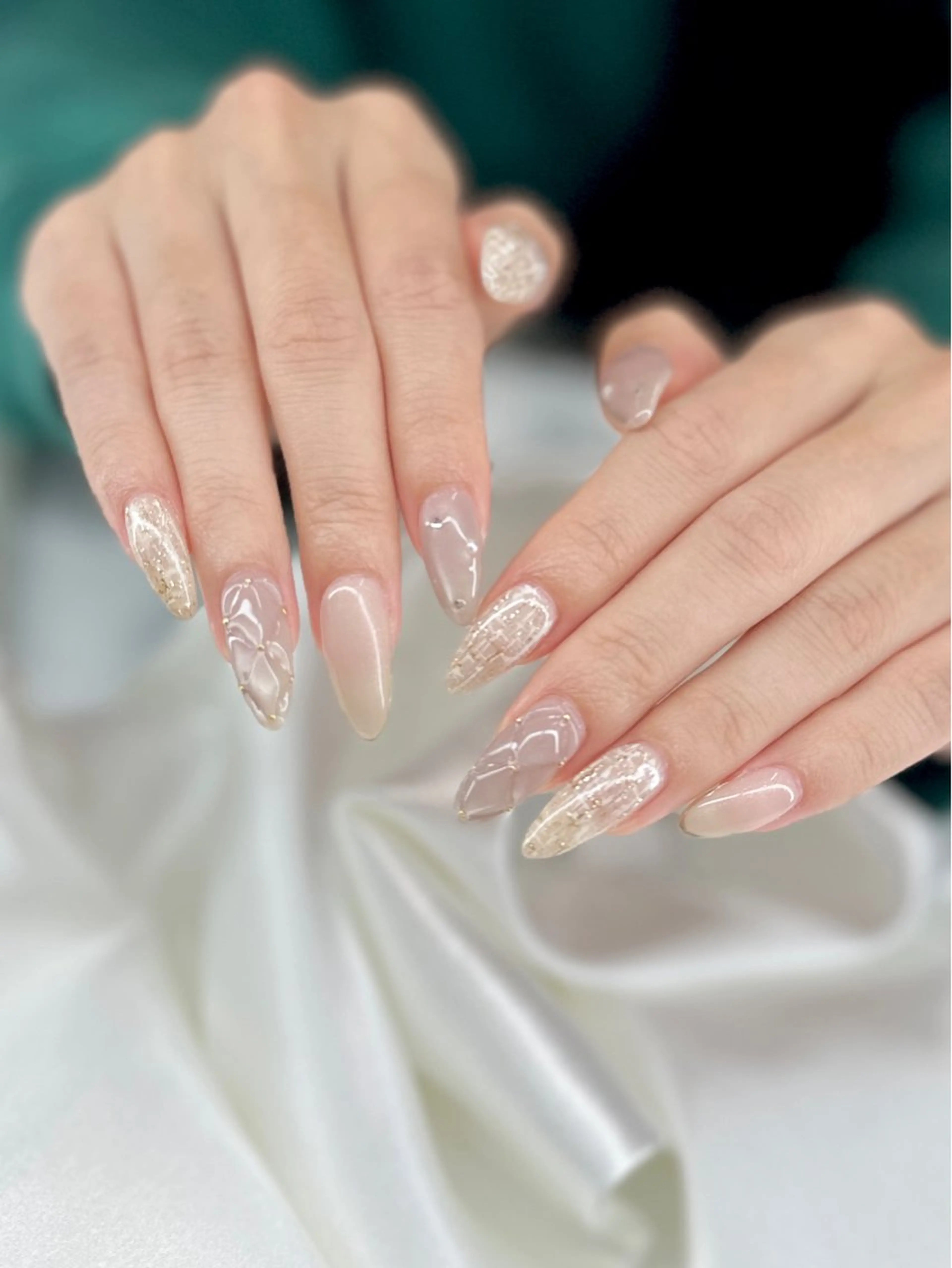 ネイル 成人式 RIKAKO🫧 矢場町/栄/名古屋のネイルデザイン