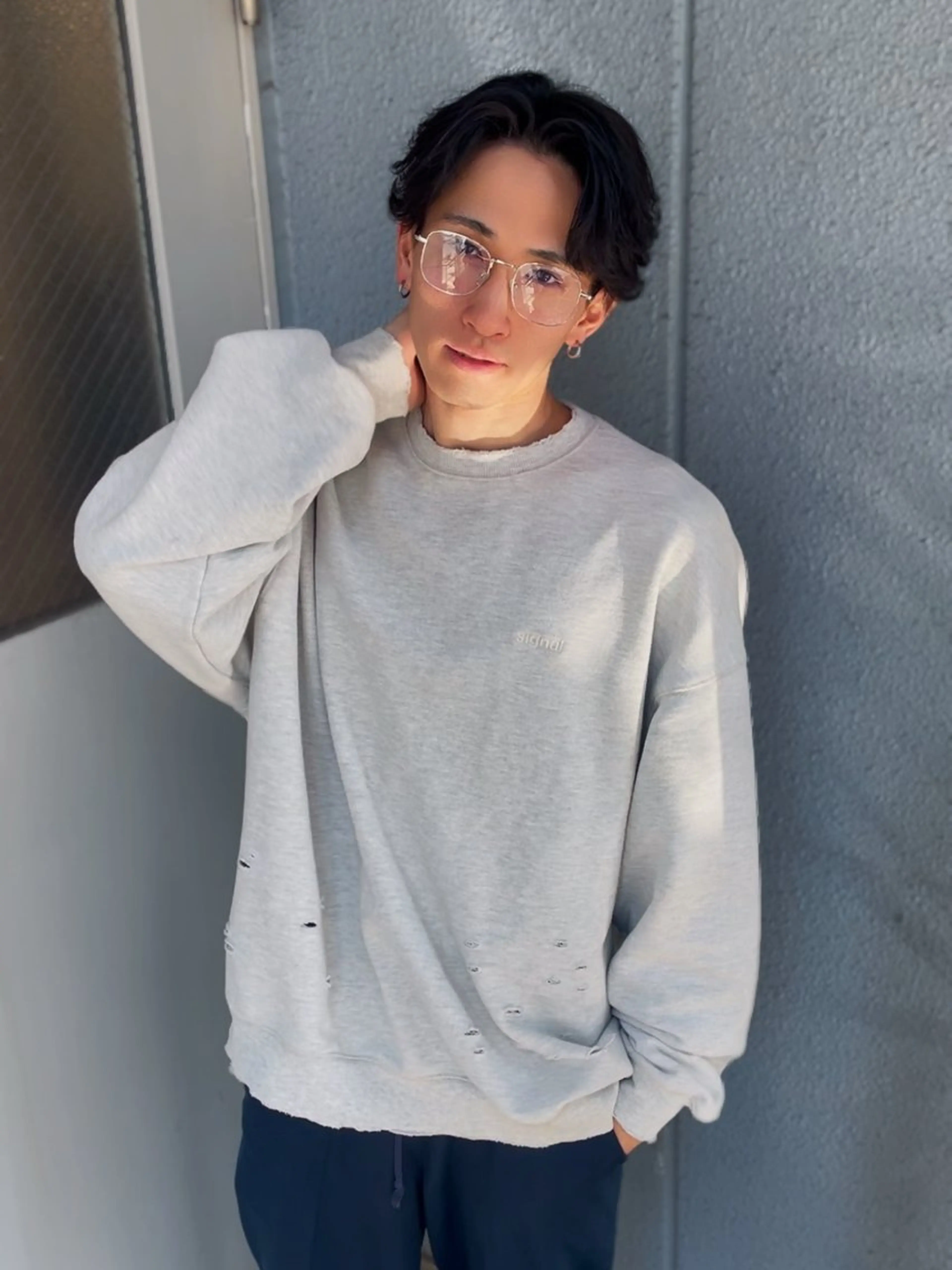 パーマ メンズ ダウンパーマ メンズパーマ メンズ特化/お任せ可 矢場町/モモコ🍑のヘアスタイル