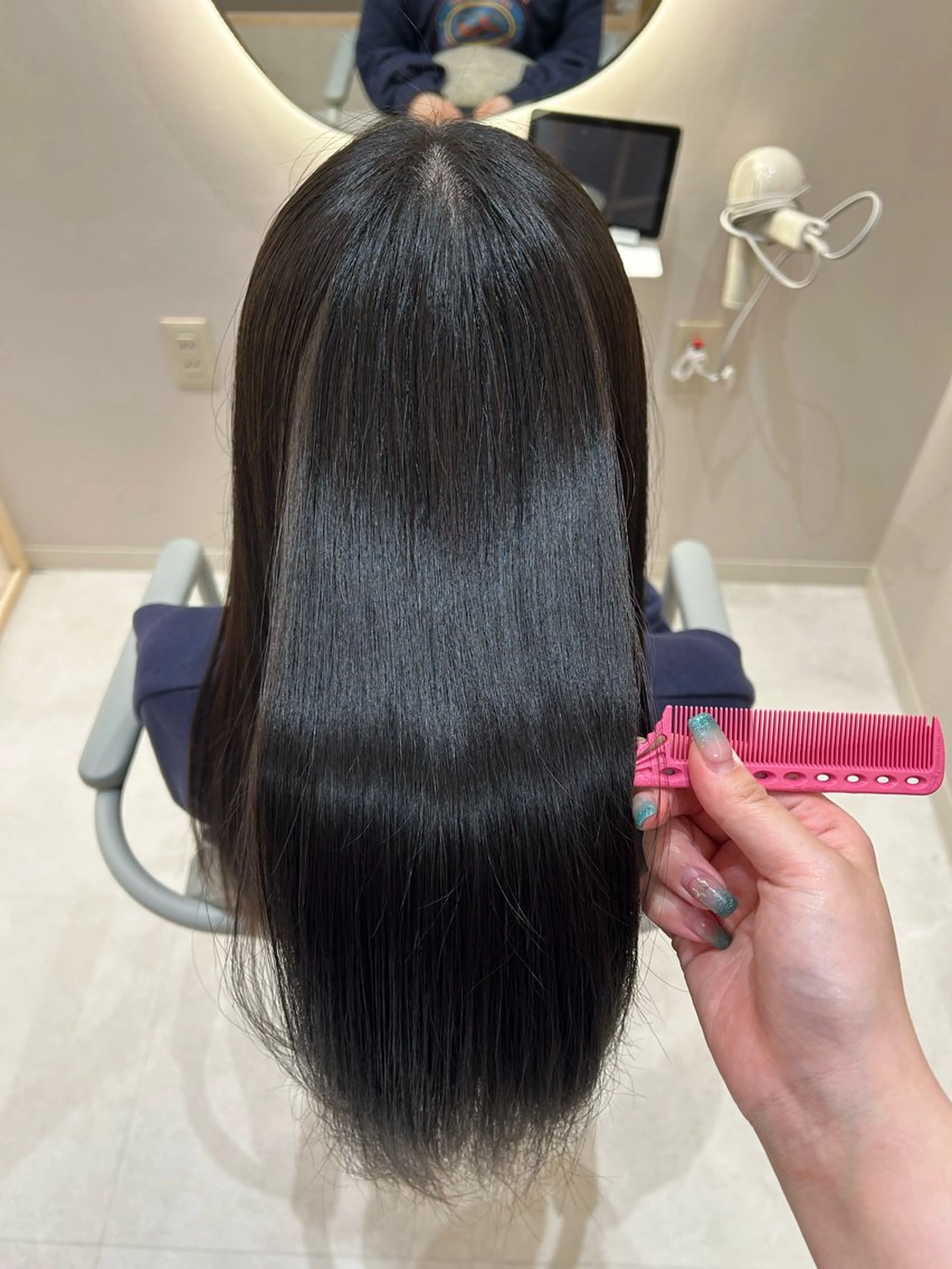 【クセが気になる方へ】🦋Premium艶髪ストレート（縮毛矯正)🦋(カット無し)の写真