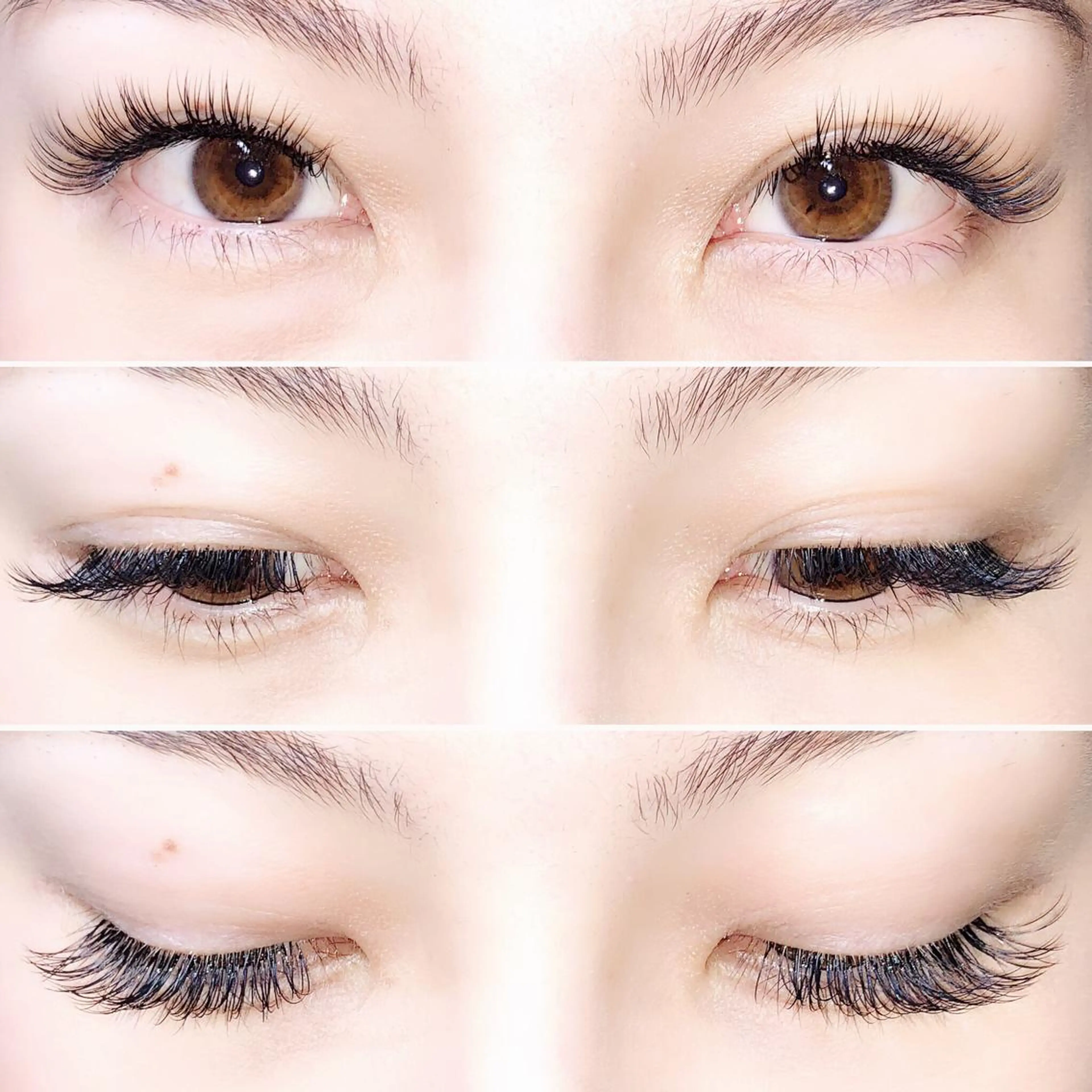 マツエク・マツパ 付け放題 目尻長め セーブル AKANE 🩵のマツエク・マツパデザイン