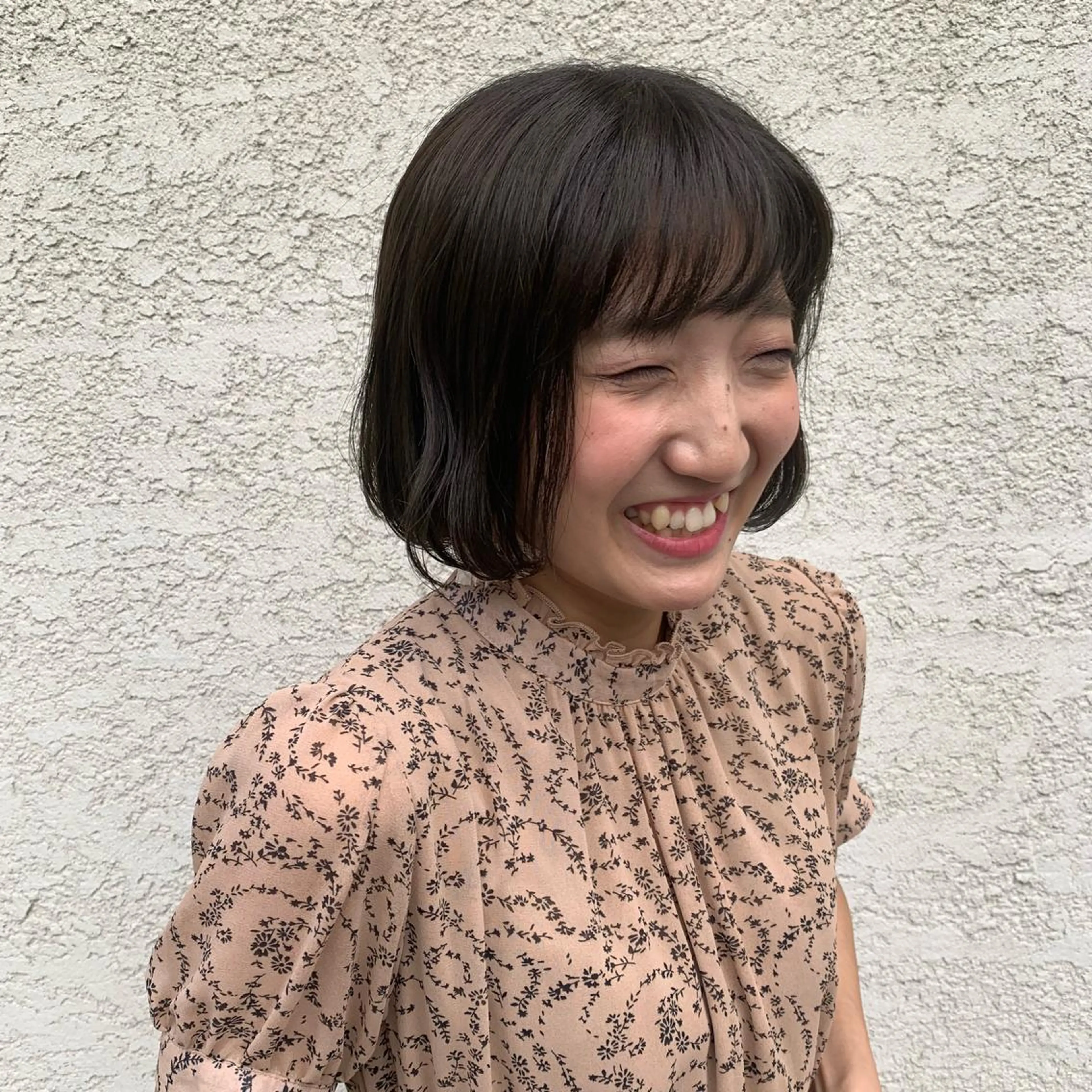 ショート カラー ヘアアレンジ ボブ オルチャンヘア 韓国×巻ける髪質改善 💍maki💍のヘアスタイル