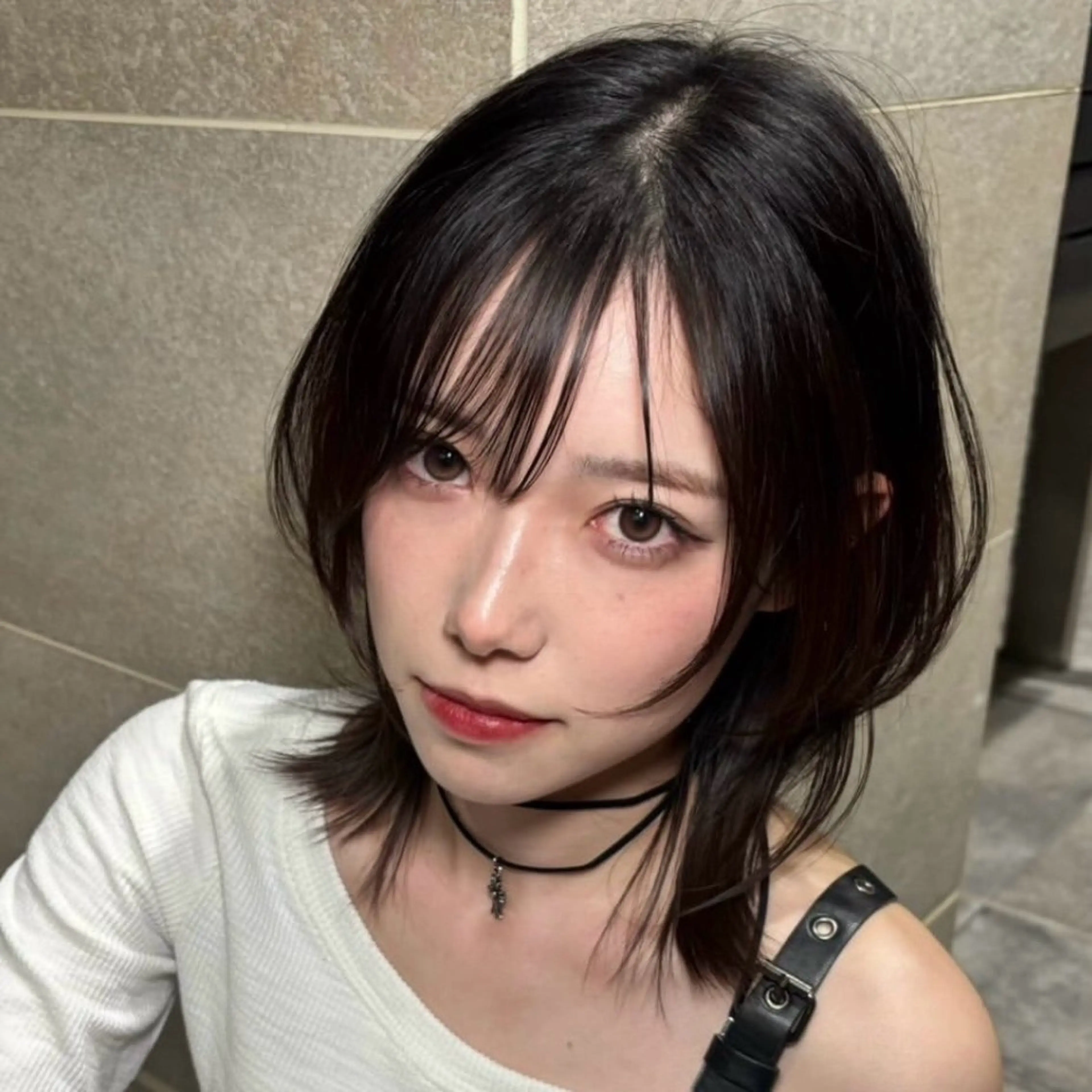 ミディアム カラー カット ヘアカラー トリートメント ウメダナオヤ/ くびれヘア✨のヘアスタイル