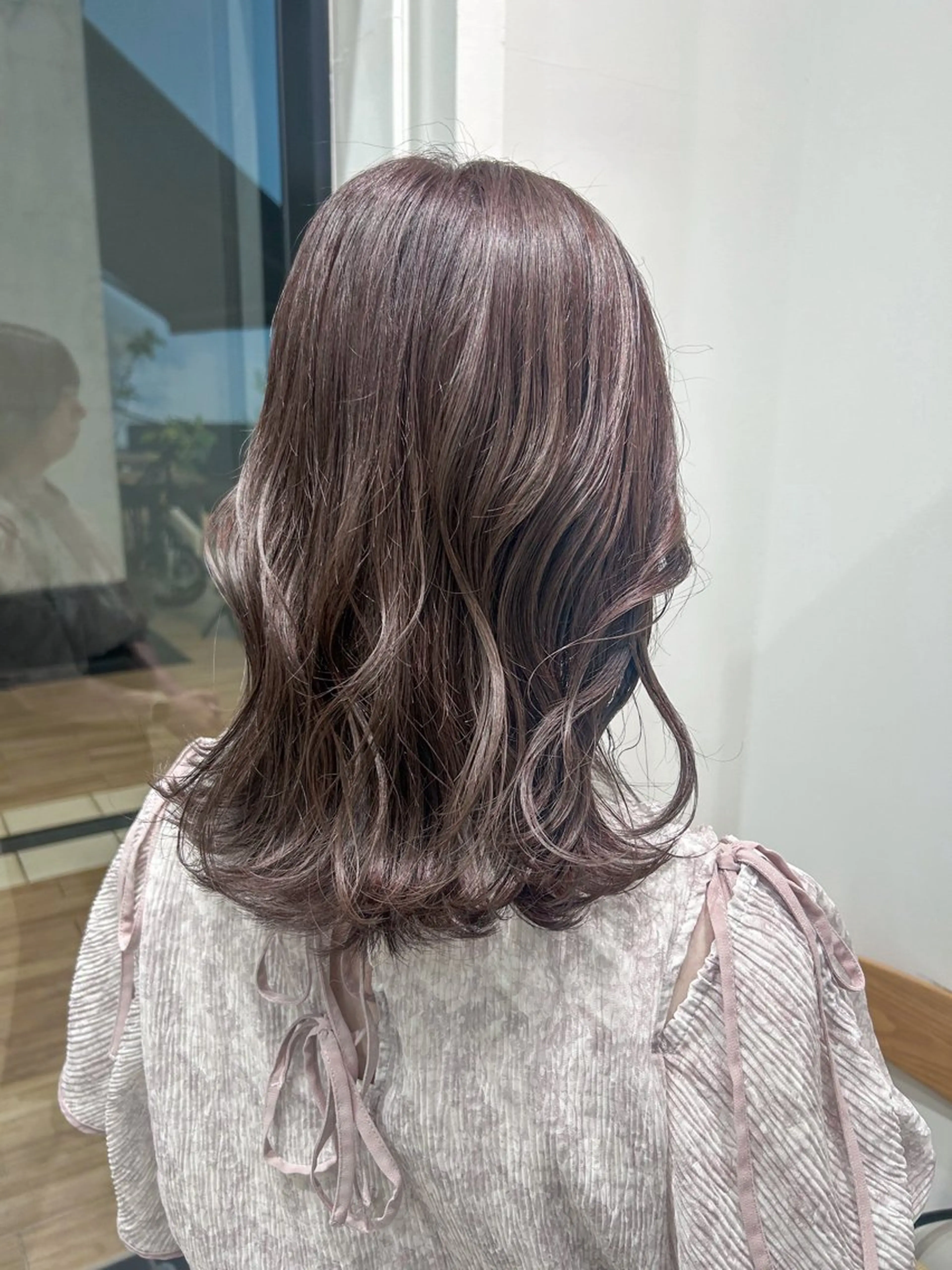 セミロング カラー ヘアアレンジ カット ヘアカラー トリートメント yuka .のヘアスタイル