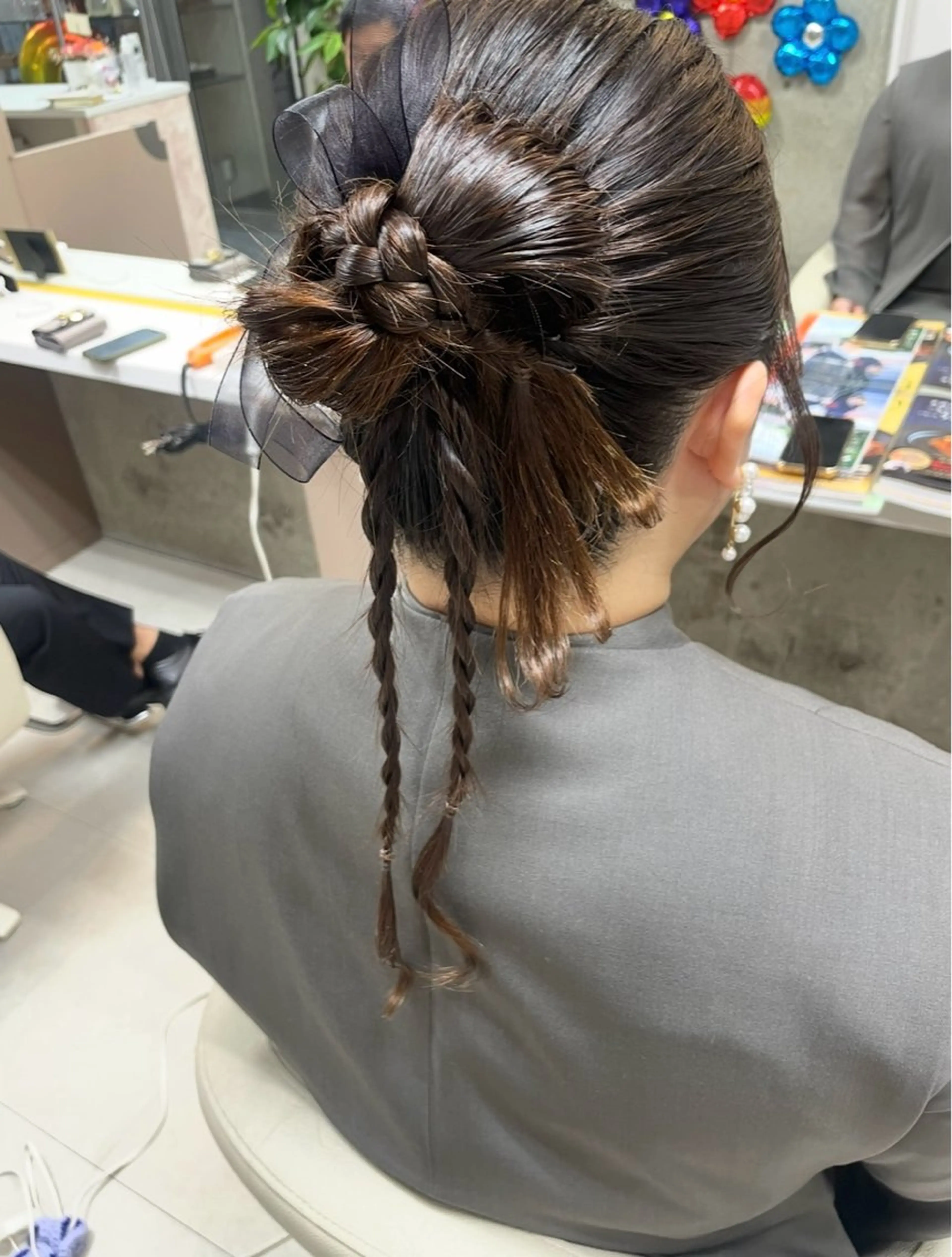 ロング ヘアアレンジ ヘアセット 坂本 沙也加のヘアスタイル