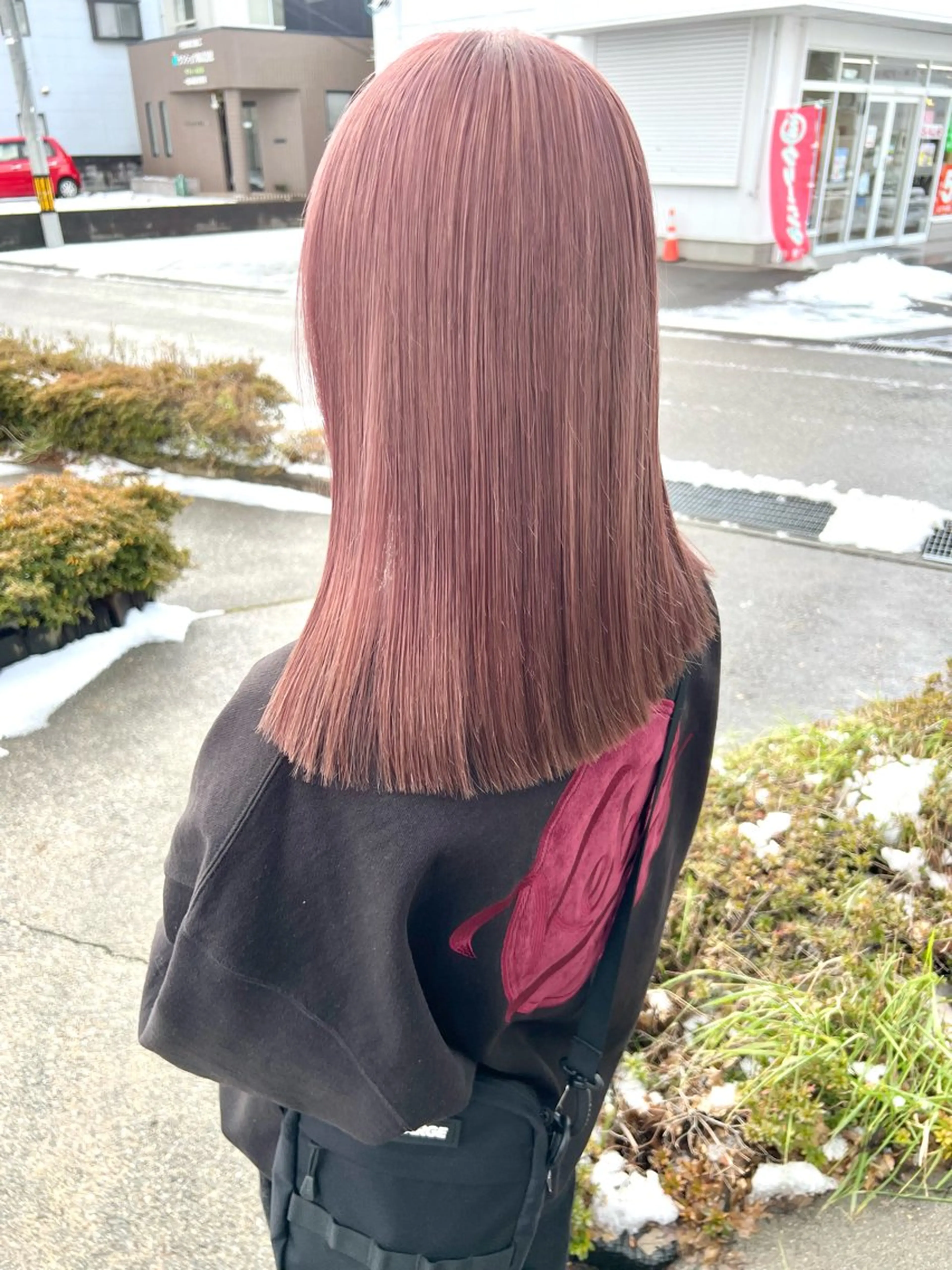 ミディアム カラー カット ヘアカラー 池本 勇大のヘアスタイル