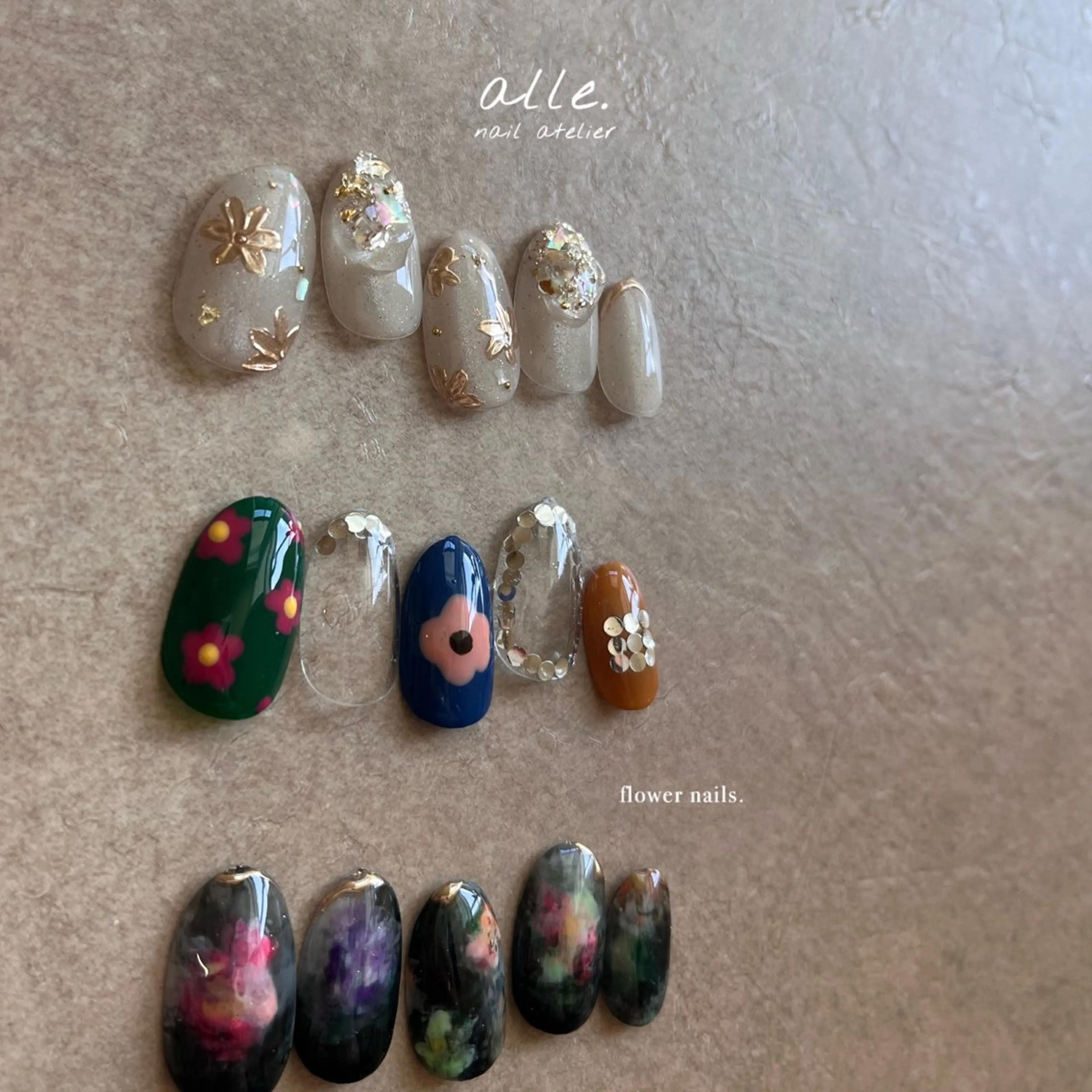 ネイル ハンドネイル atelier alle.のネイルデザイン