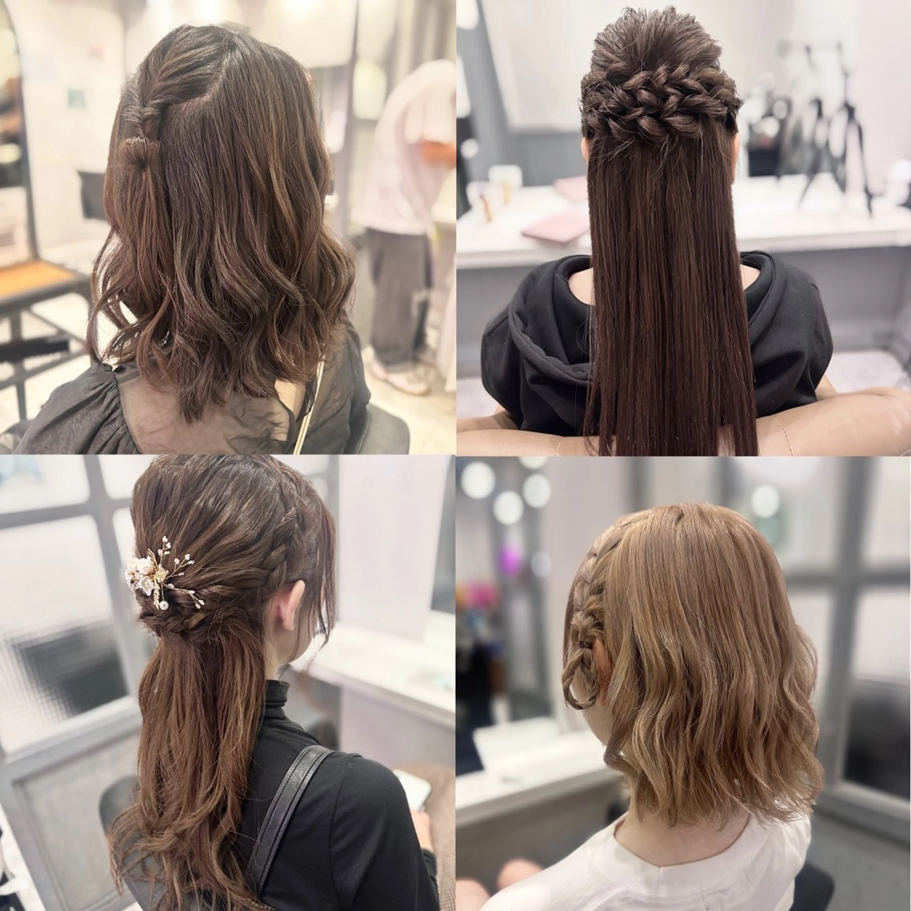 ライブ前に🎀前髪カット➕ハーフアップアレンジの写真