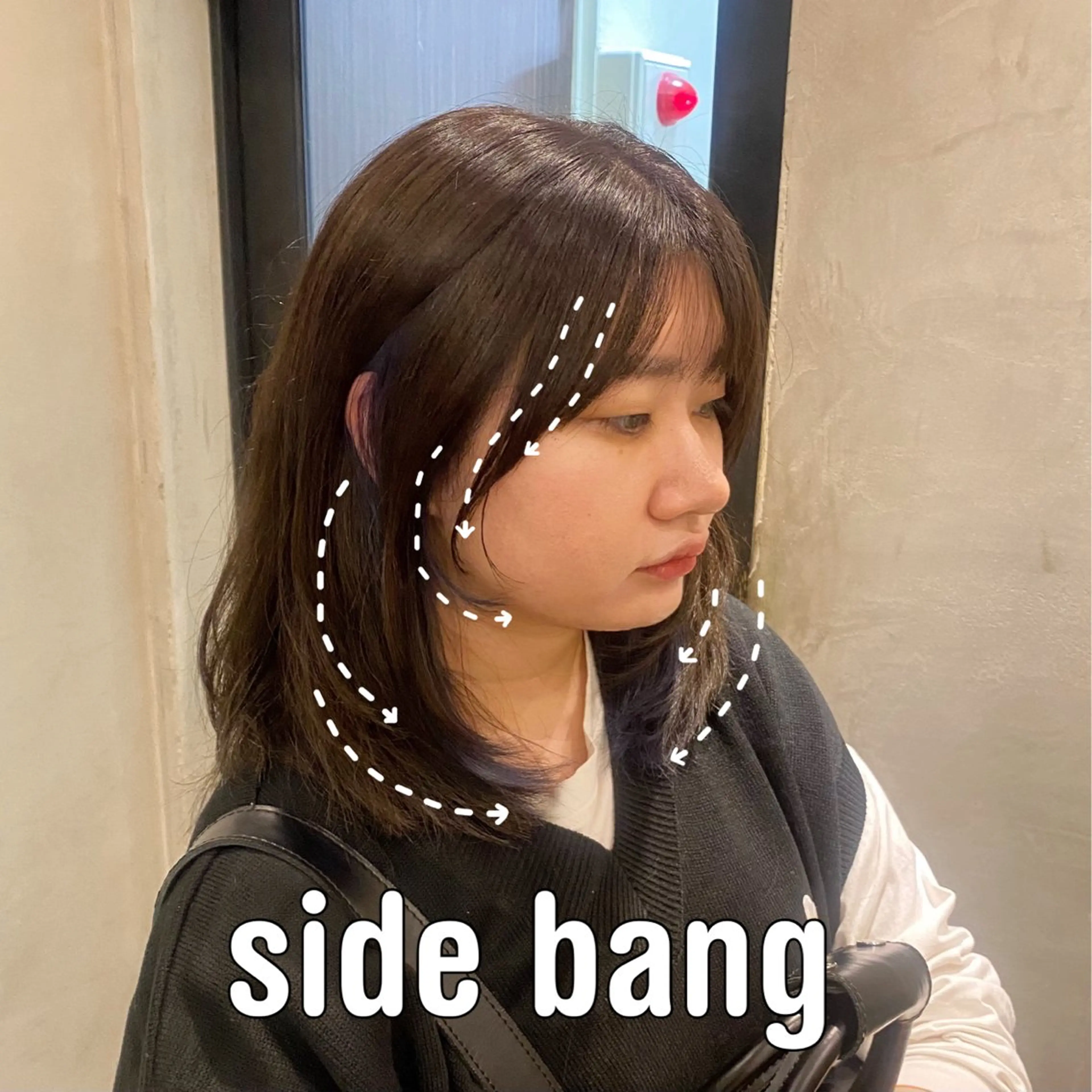 セミロング カット ヘアカラー トリートメント 顔周りcut・ご相談 ＝新宿しずく🇰🇷のヘアスタイル