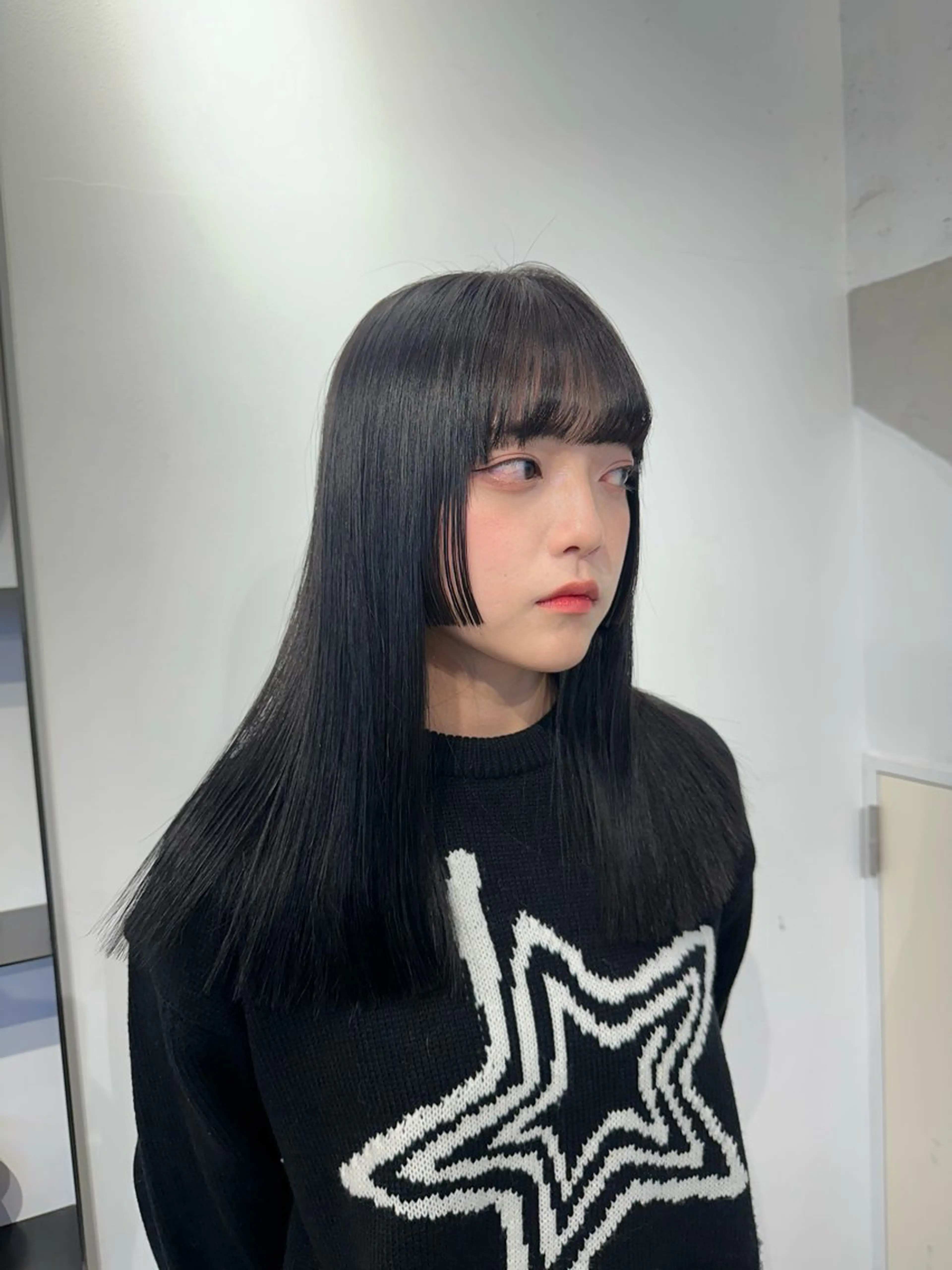 ロング カット ヘアカラー 韓国ヘアメンズ・レデ ィース特化ミクのヘアスタイル