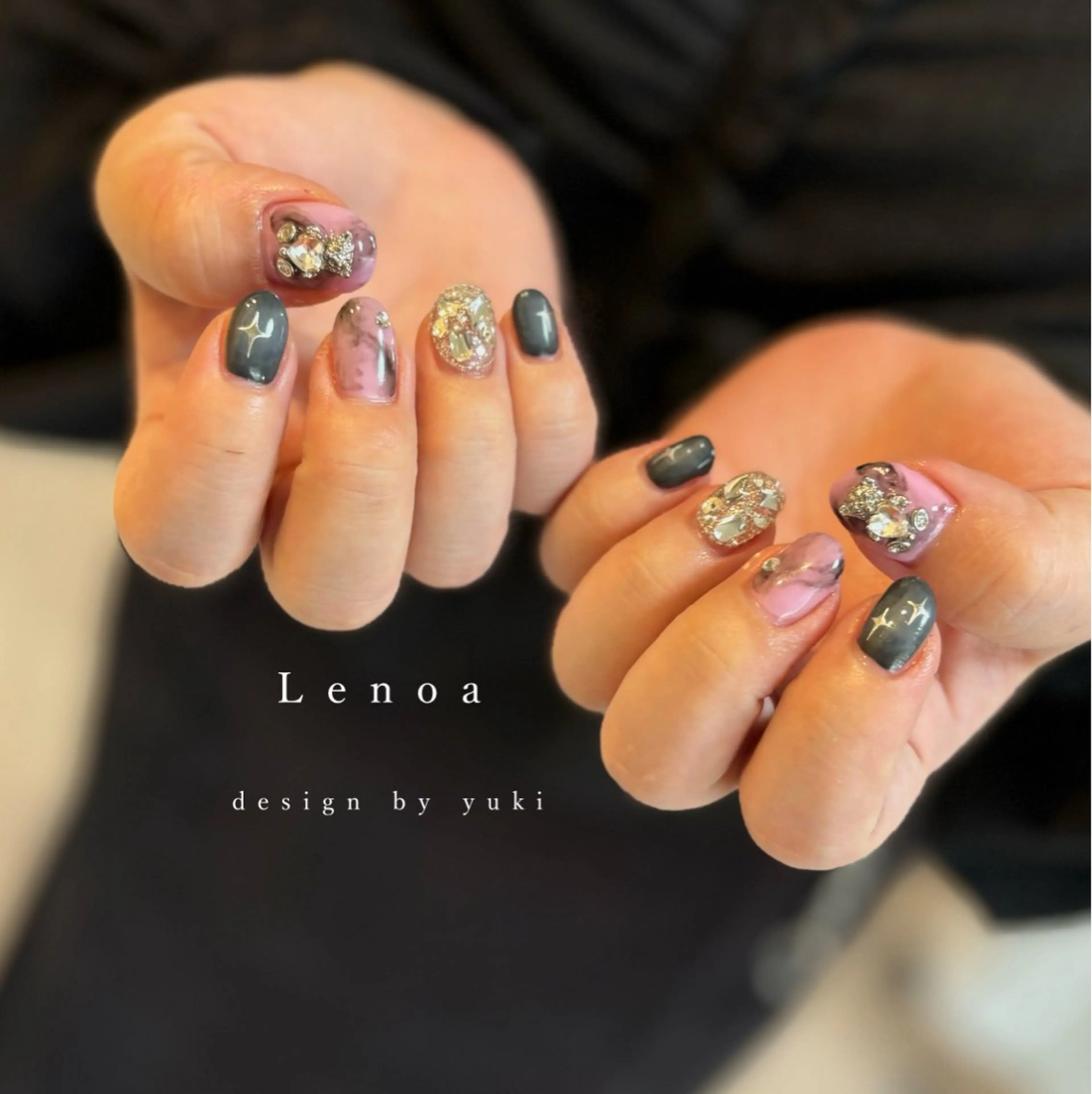 ネイル ハンドネイル Lenoa Yukiのネイルデザイン
