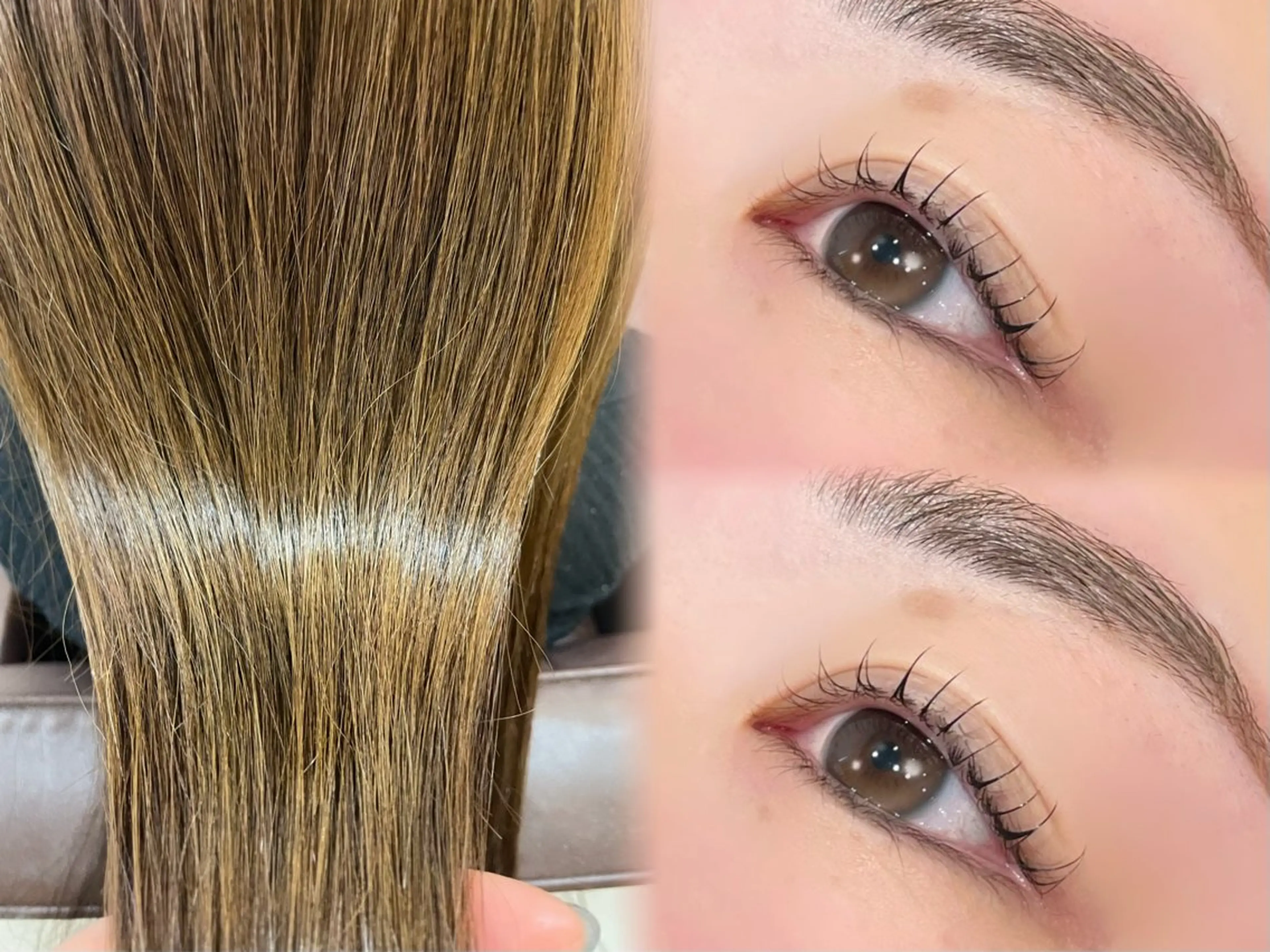 マツエク・マツパ 似合わせまつパ× 透け感カラー/ゆりのマツエク・マツパデザイン