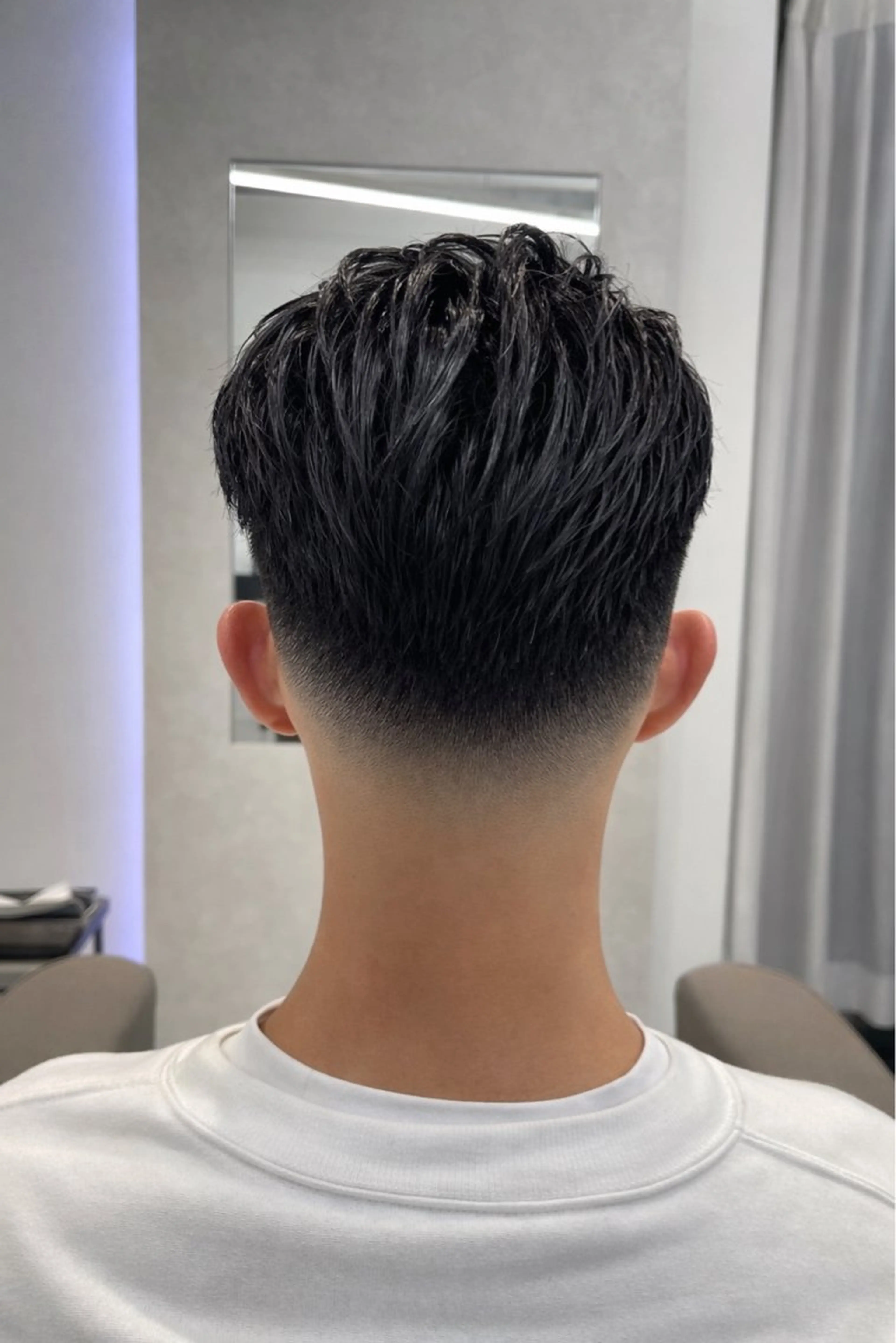 ショート カット ヘッドスパ 【木場✂️理容室】 メンズ清潔感カットのヘアスタイル