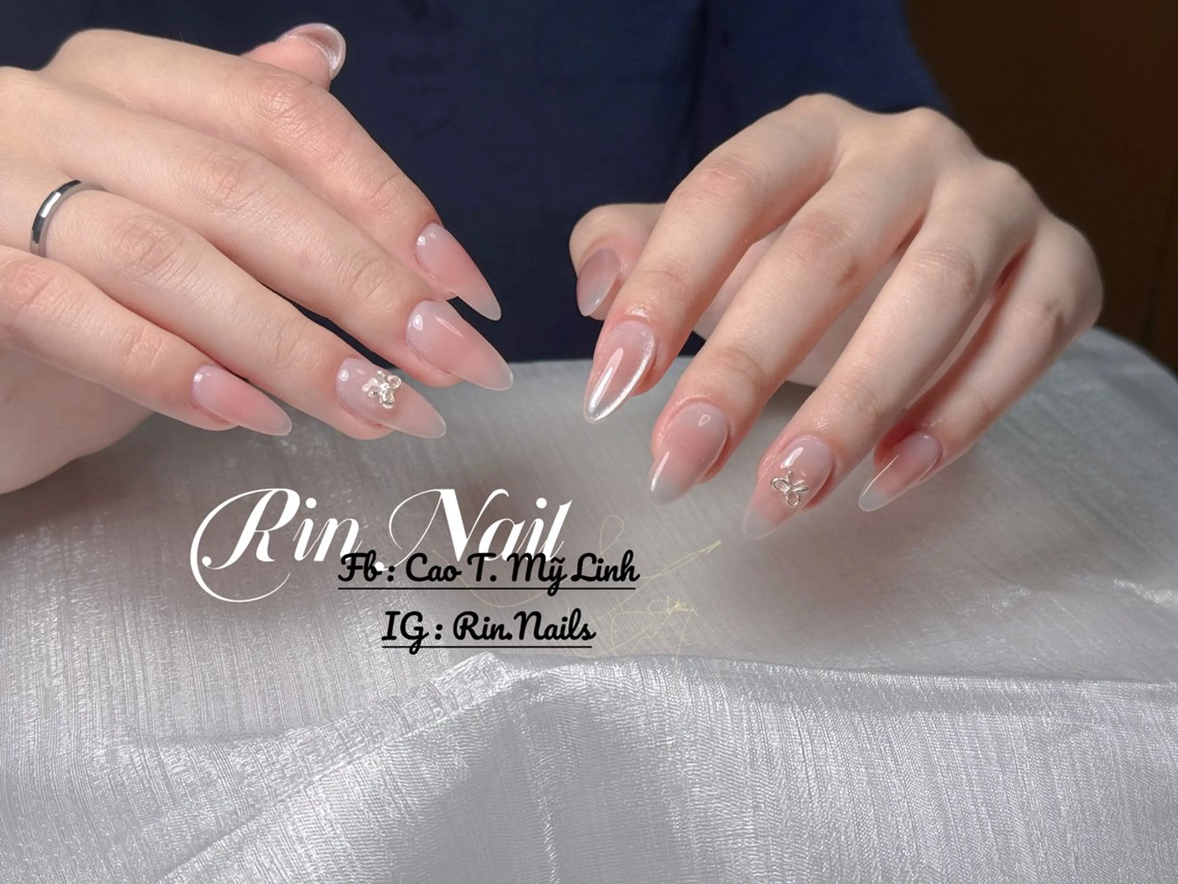 ネイル マグネットネイル ハンドネイル Rin Nailのネイルデザイン