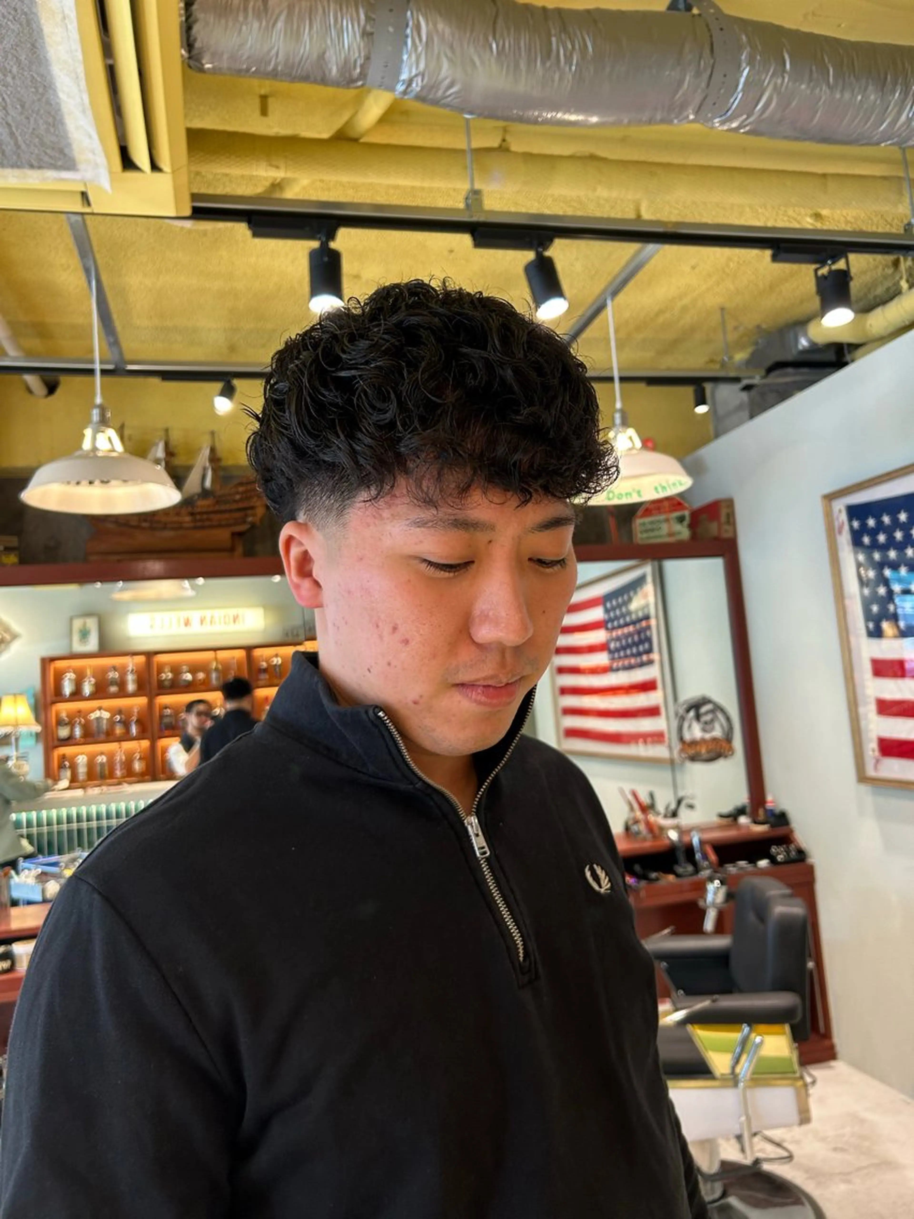 ショート カット パーマ 鈴木 航のヘアスタイル