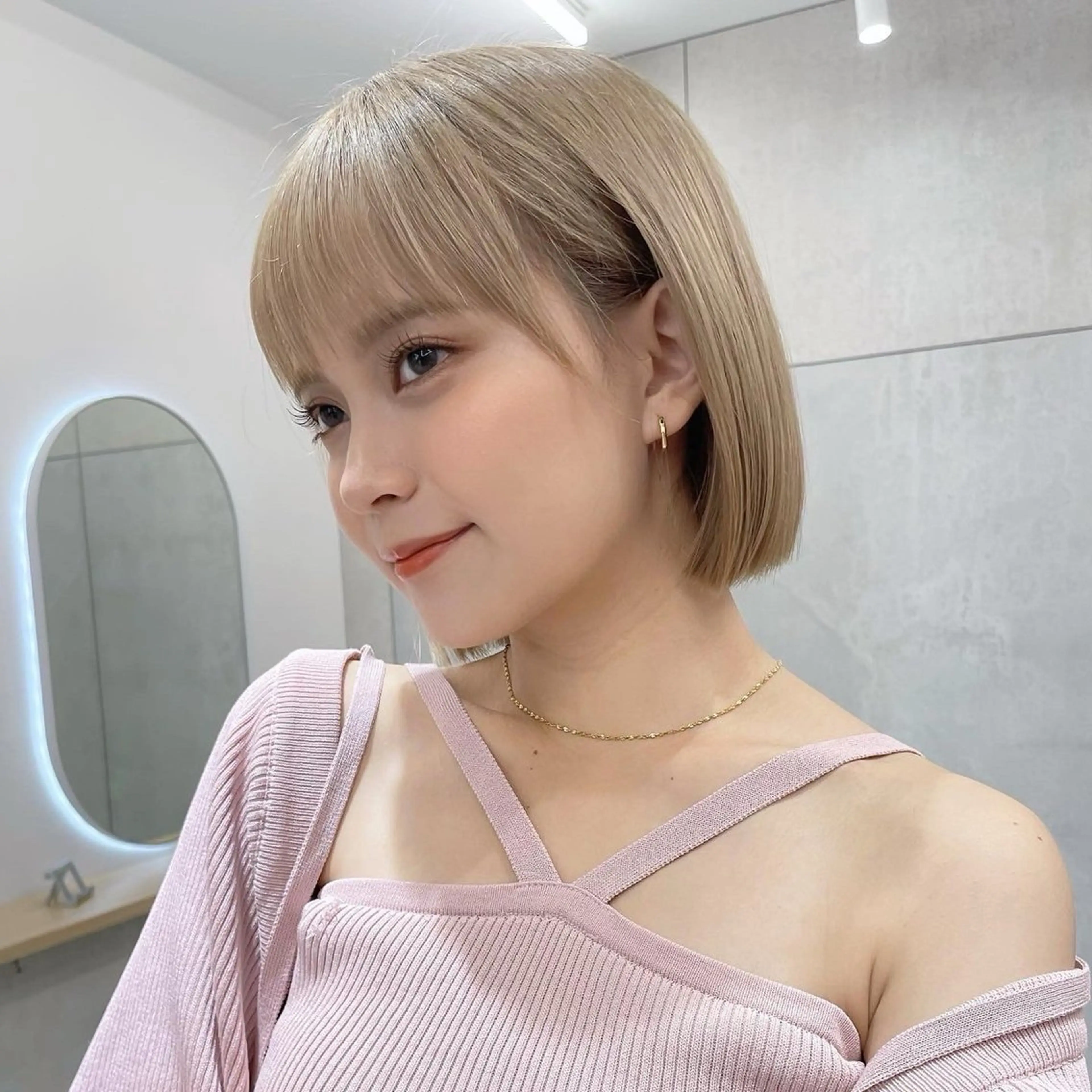 ショート カラー 撮影モデル 様募集中🫧ももかのヘアスタイル