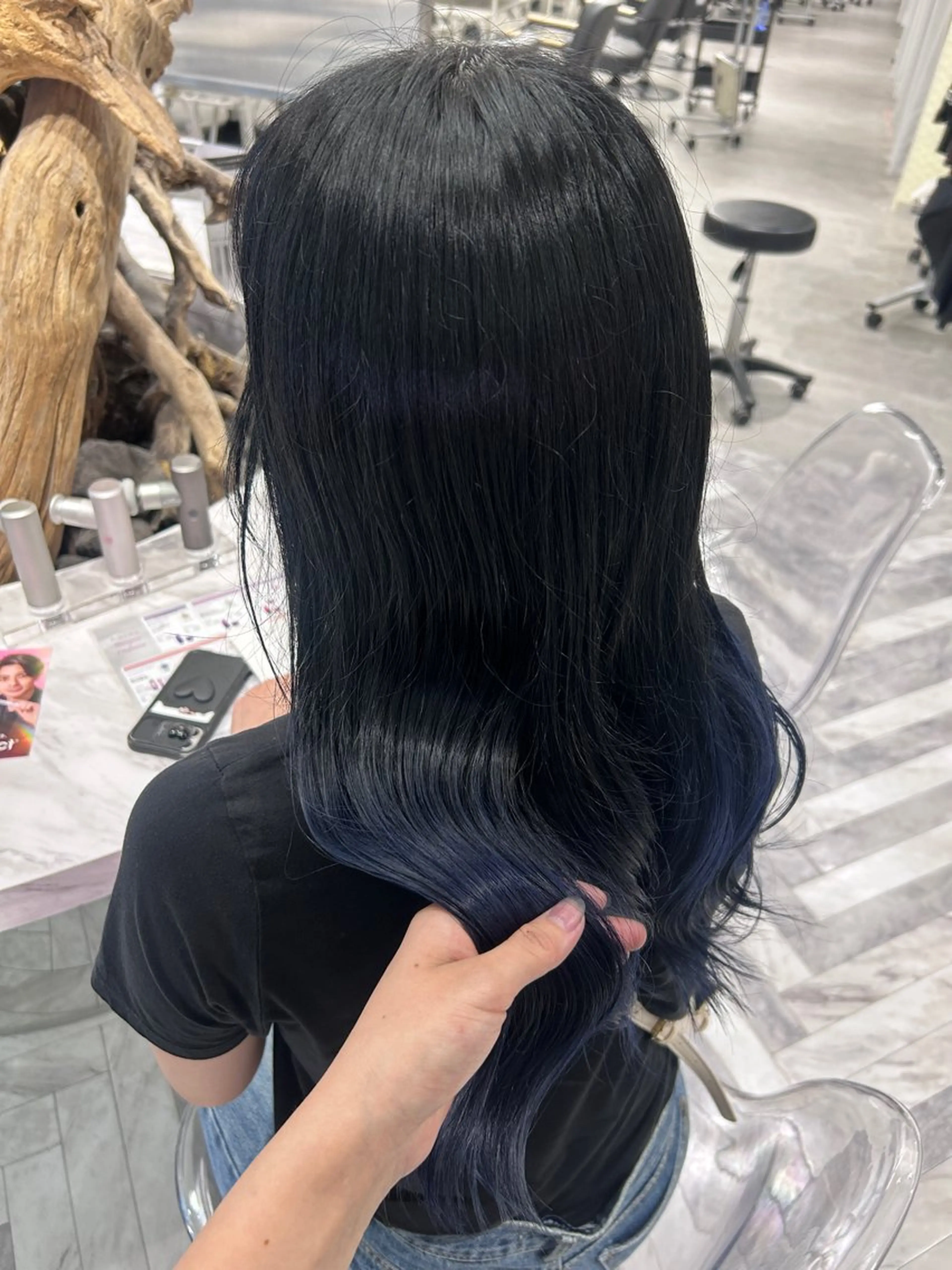 ロング カラー ヘアカラー トリートメント 透明感ツヤカラー/ アイリスト/ゆきなのマツエク・マツパデザイン