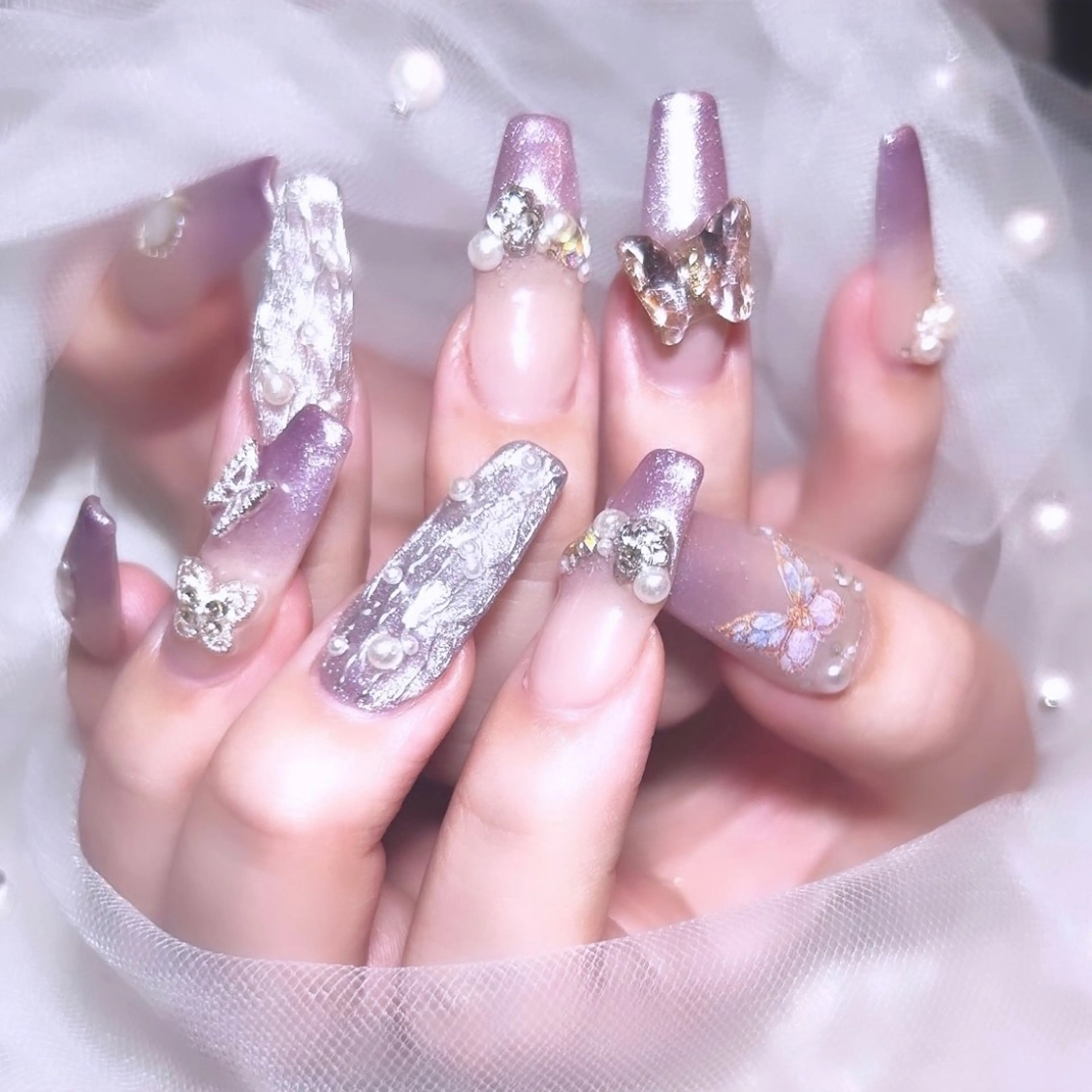 ネイル アートネイル 京橋ネイルサロン 🎀meilleurのネイルデザイン