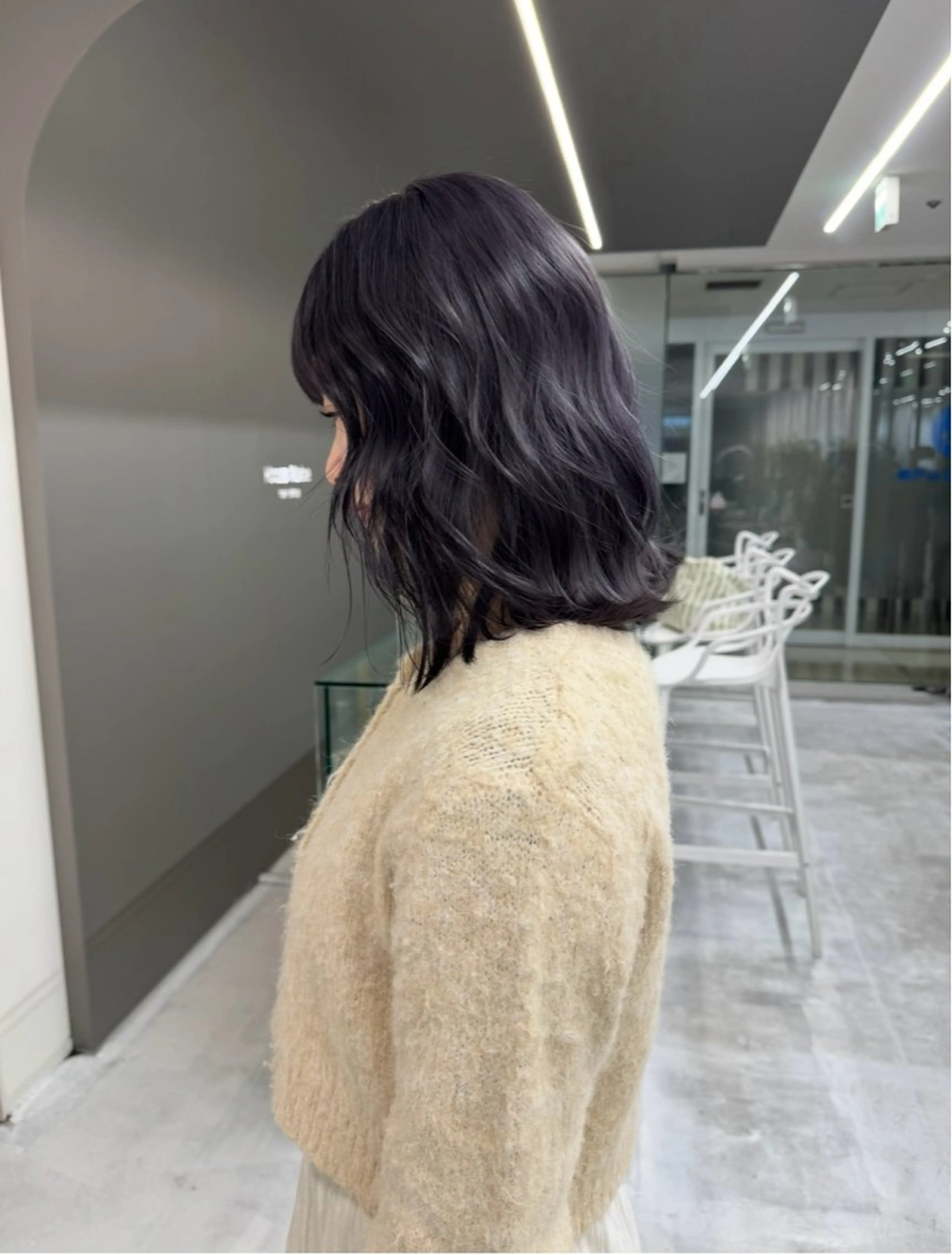 ショート カラー ブリーチ ラベンダーカラー カット ヘアカラー ハルヒ/ハイトーン /ボブのヘアスタイル