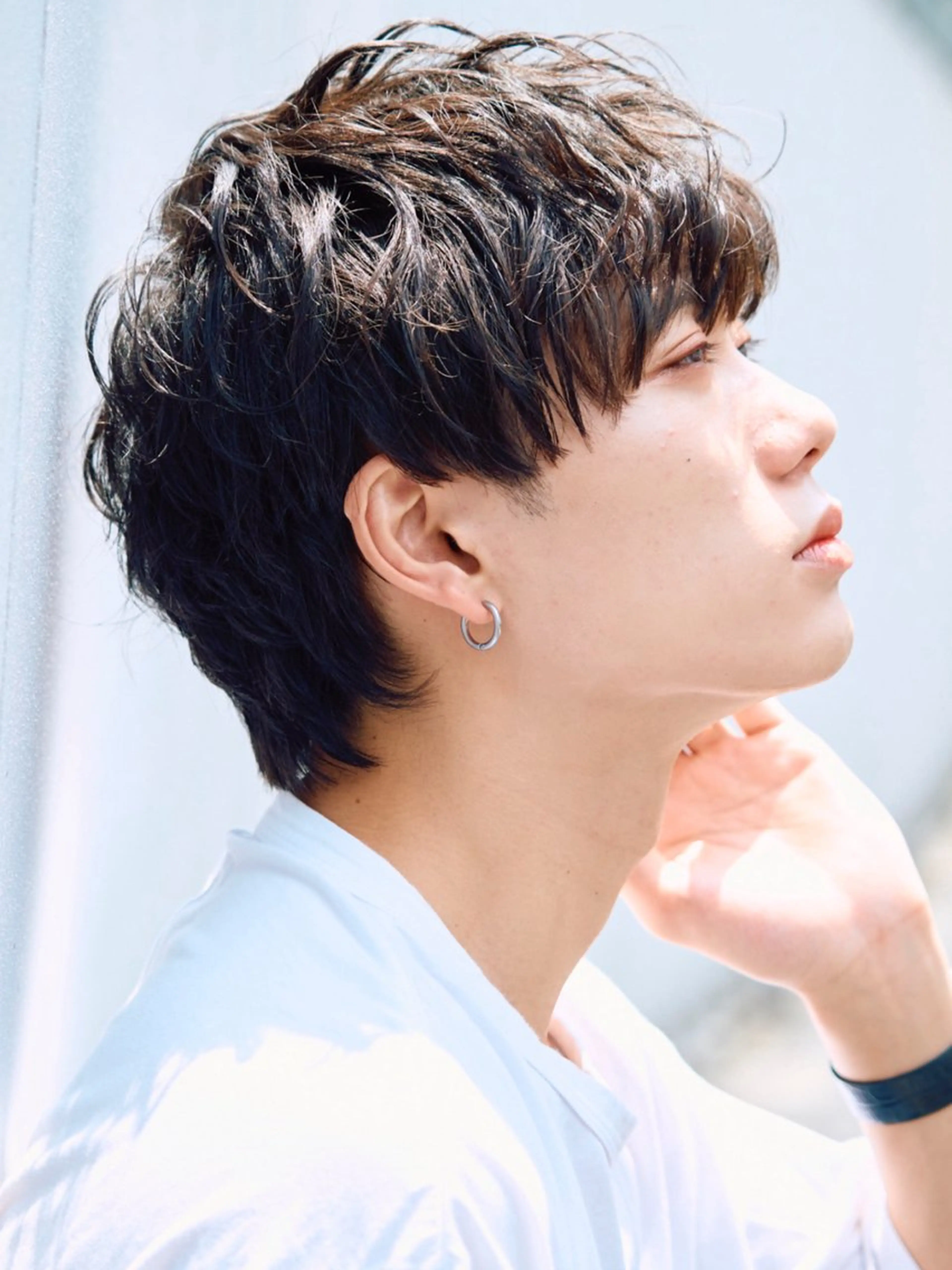 ショート パーマ メンズ メンズパーマ ニュアンスパーマ メンズ専門美容師✂︎ 大庭勝己のヘアスタイル