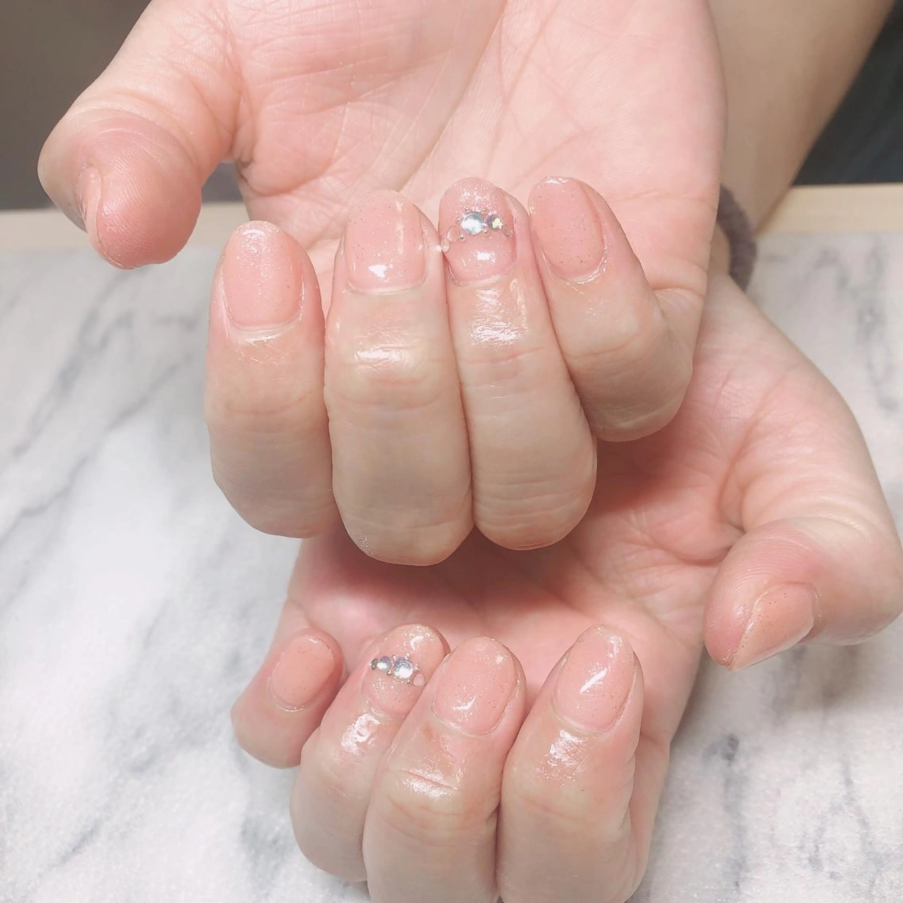 ネイル 持ち込み 結城 怜菜のネイルデザイン