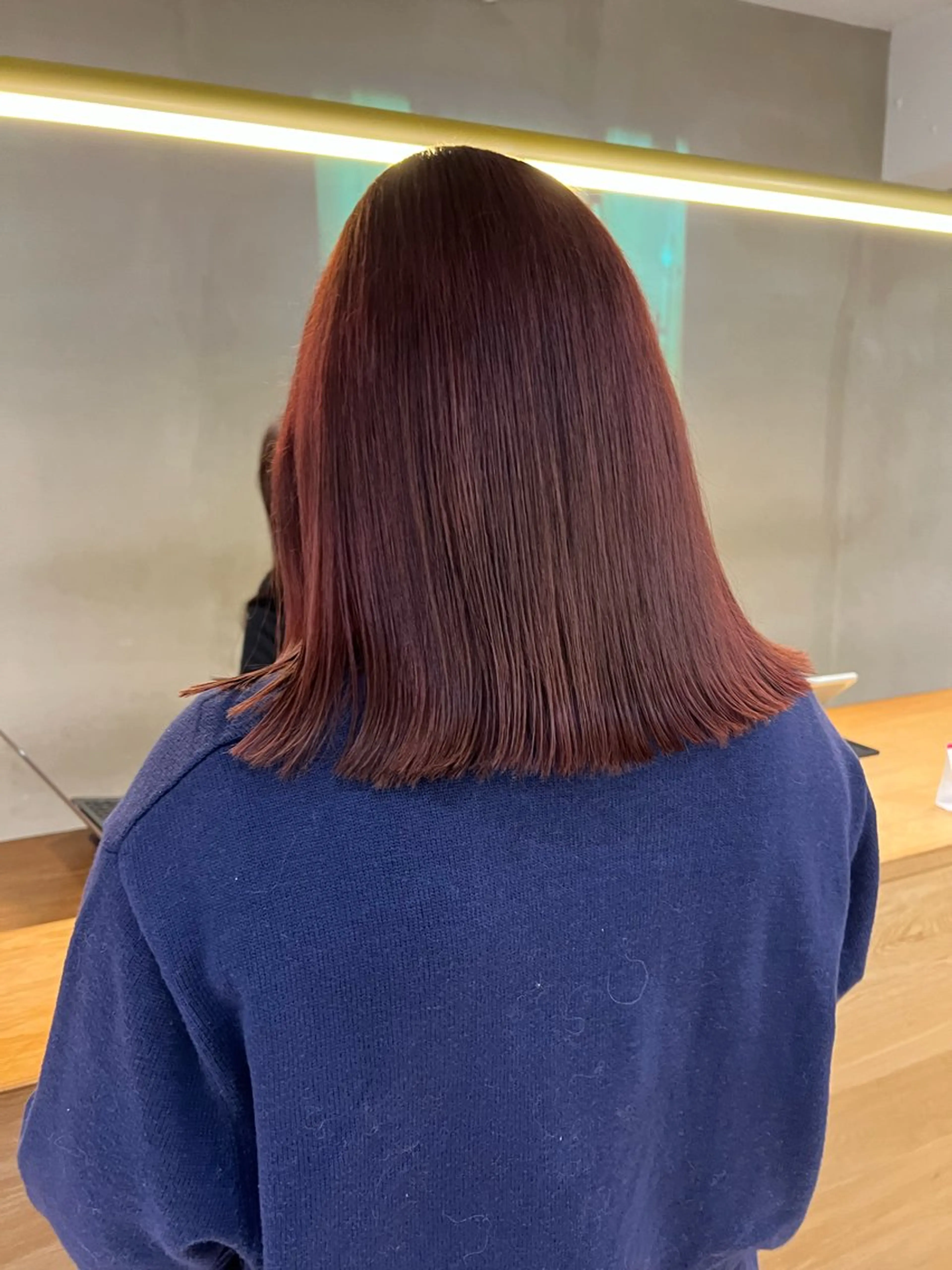 ミディアム レイヤーカット/暖色 カラー/mao🎀のヘアスタイル