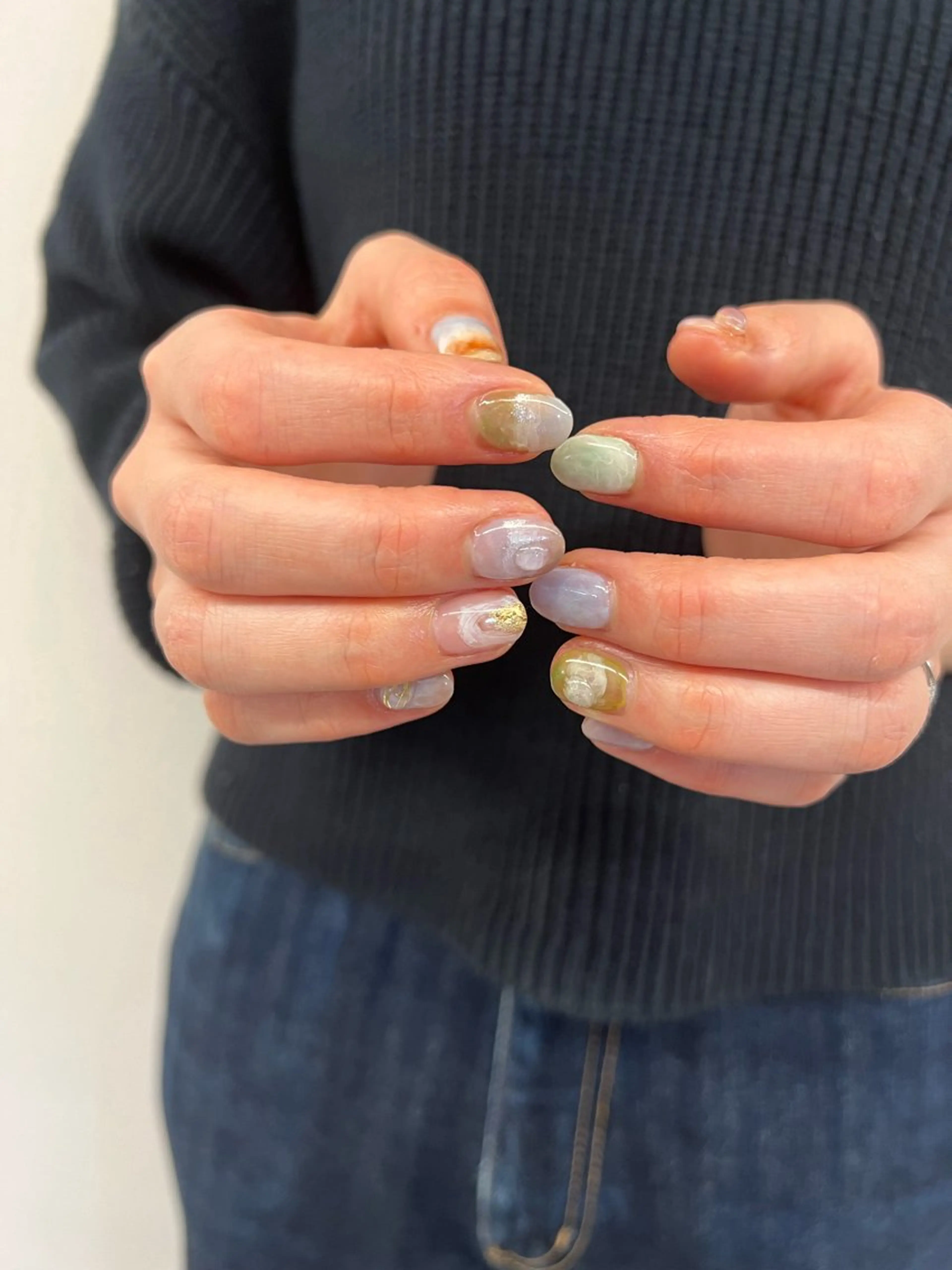 ネイル ジェルネイル 韓国ネイル ニュアンスネイル パラジェル シンプルネイル ハンドネイル ハンドケア Bana_ Nailのネイルデザイン