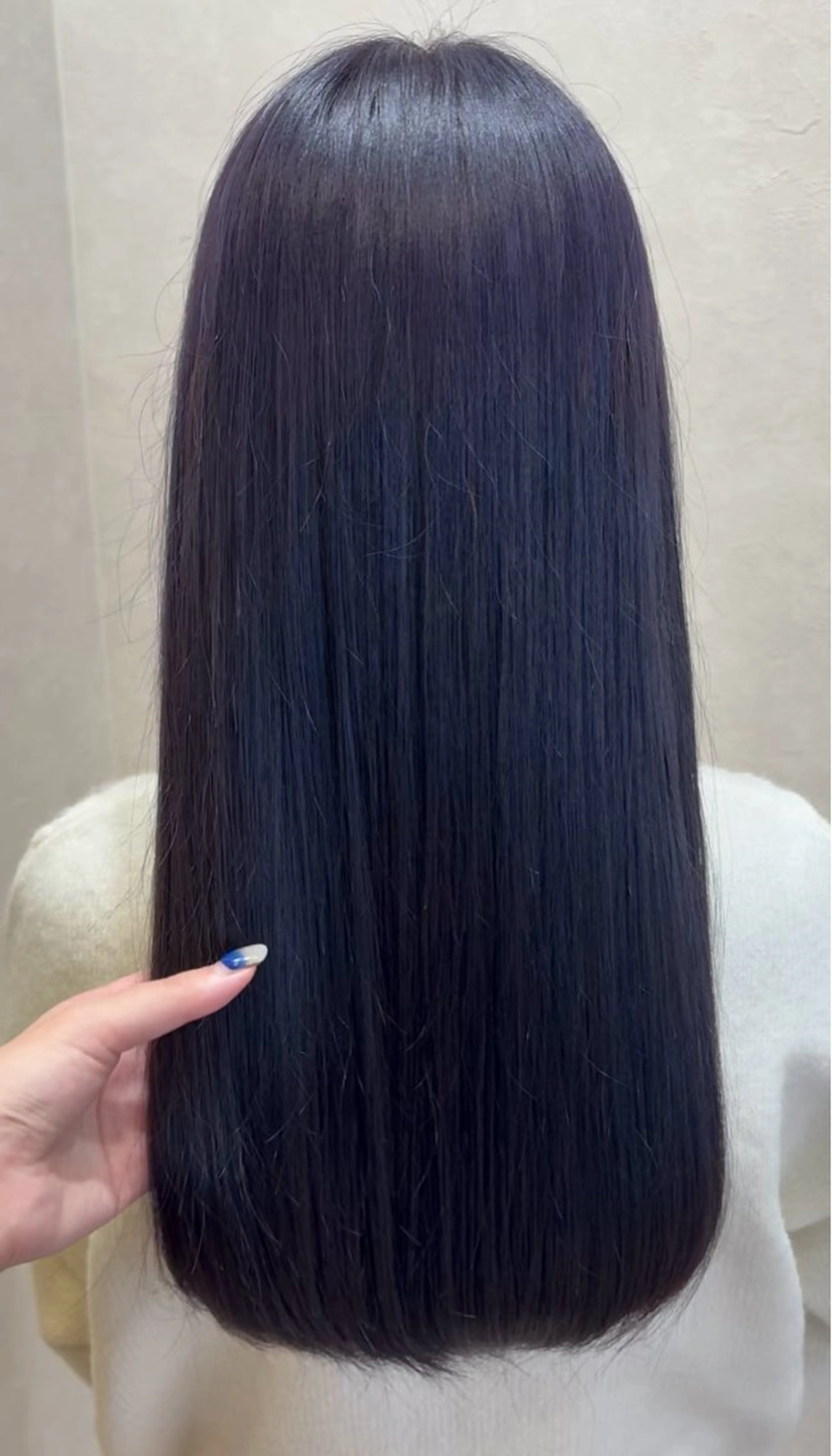 ロング カラー ヘアカラー り このヘアスタイル