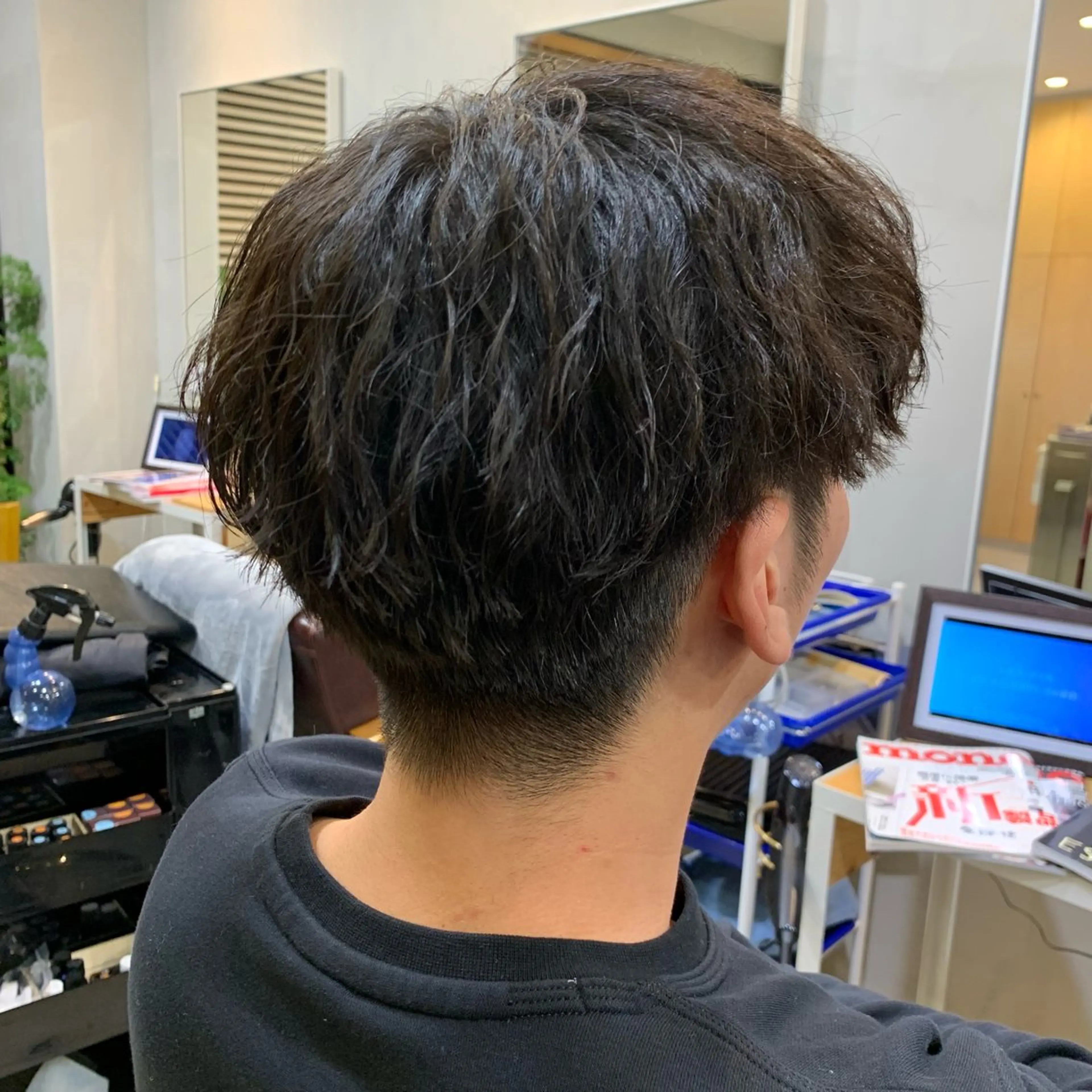 パーマ メンズ メンズパーマ ツイストスパイラルパーマ 刈り上げ スパイラルパーマ 🟢三上亮/ Relation🟢のヘアスタイル