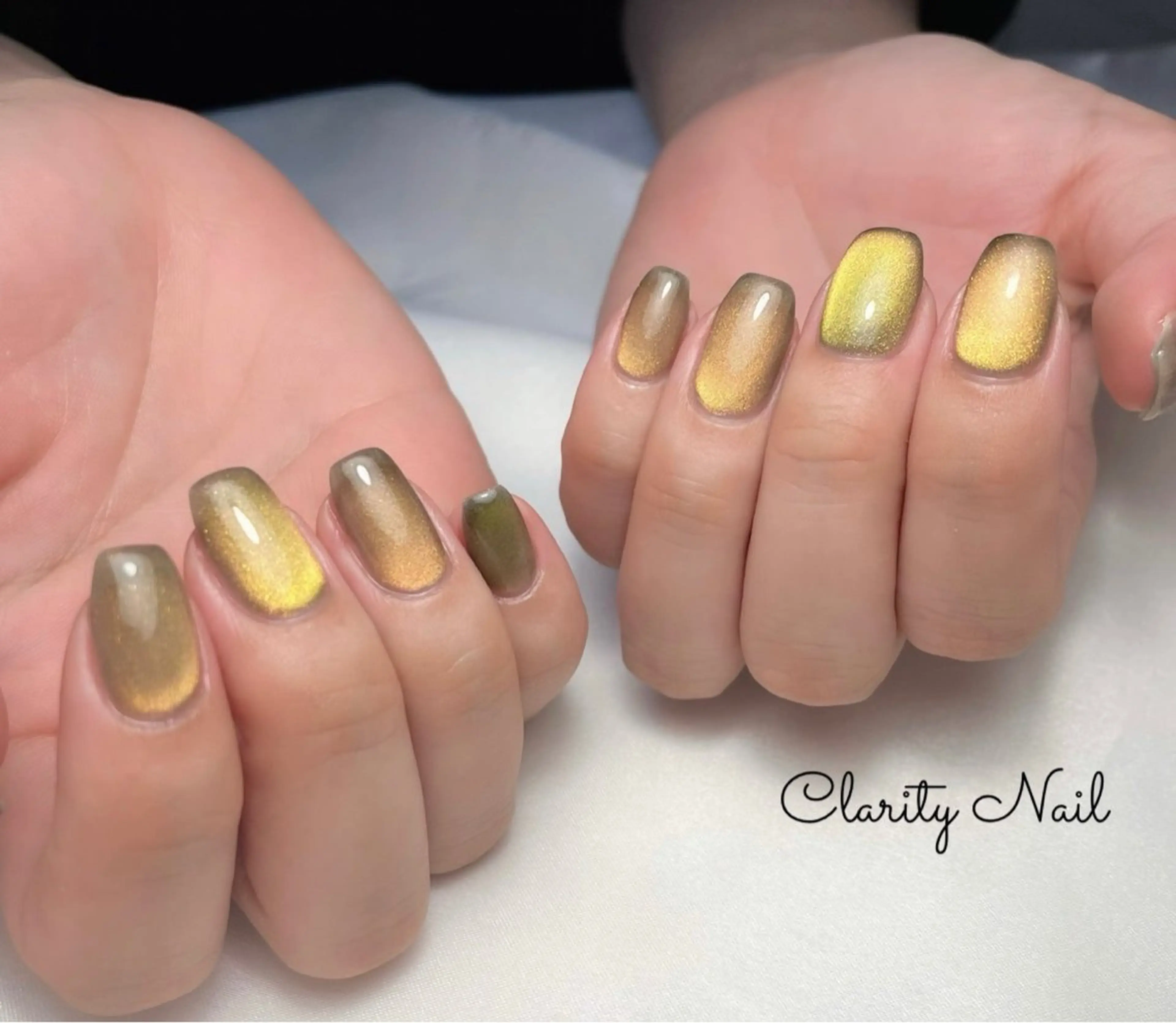 ネイル マグネットネイル ワンカラーネイル ハンドネイル Clarity Nailのネイルデザイン