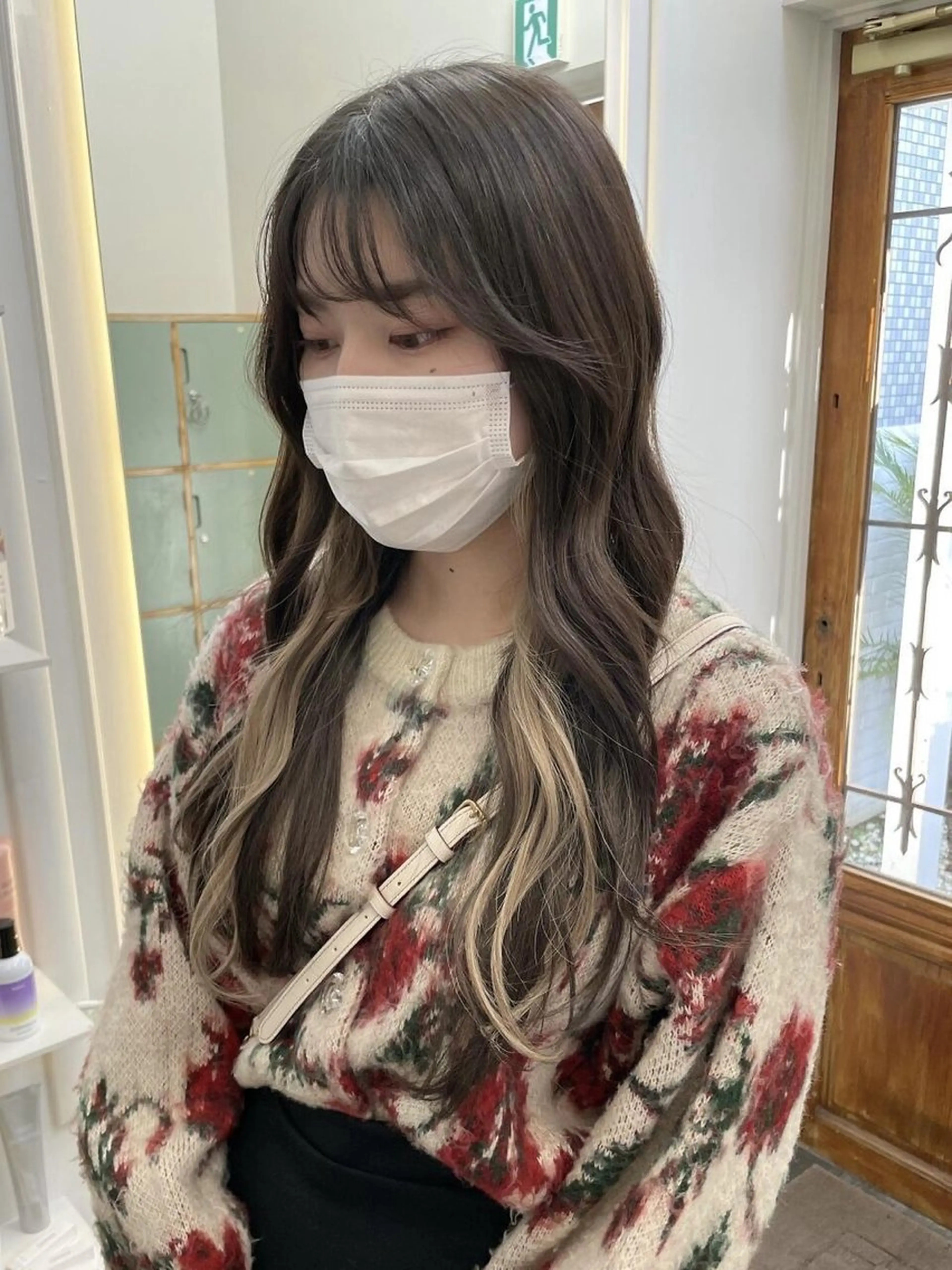 ロング シールエクステ ボブ エクステ ロング 吉村 憂々のヘアスタイル