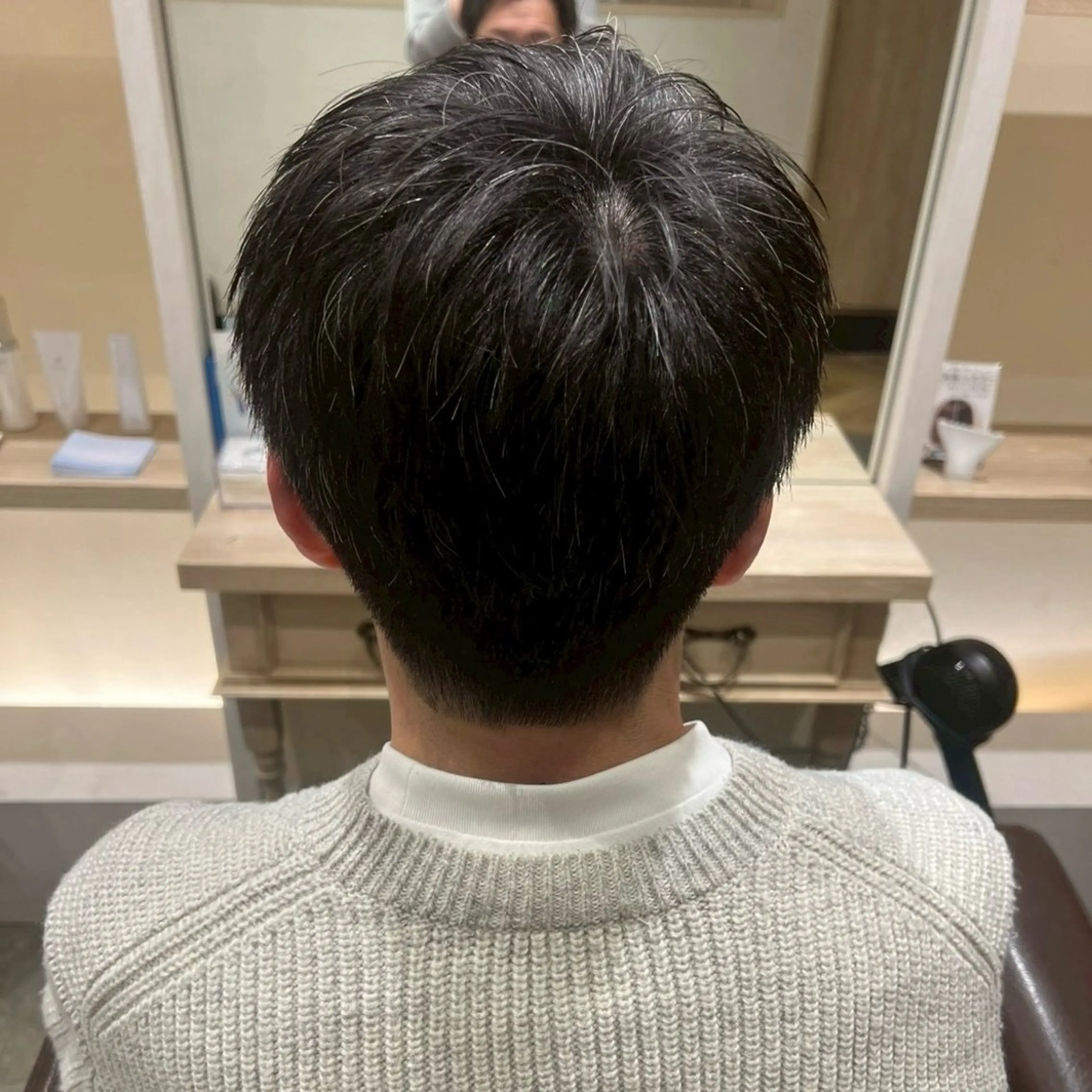 メンズカットモデルの写真