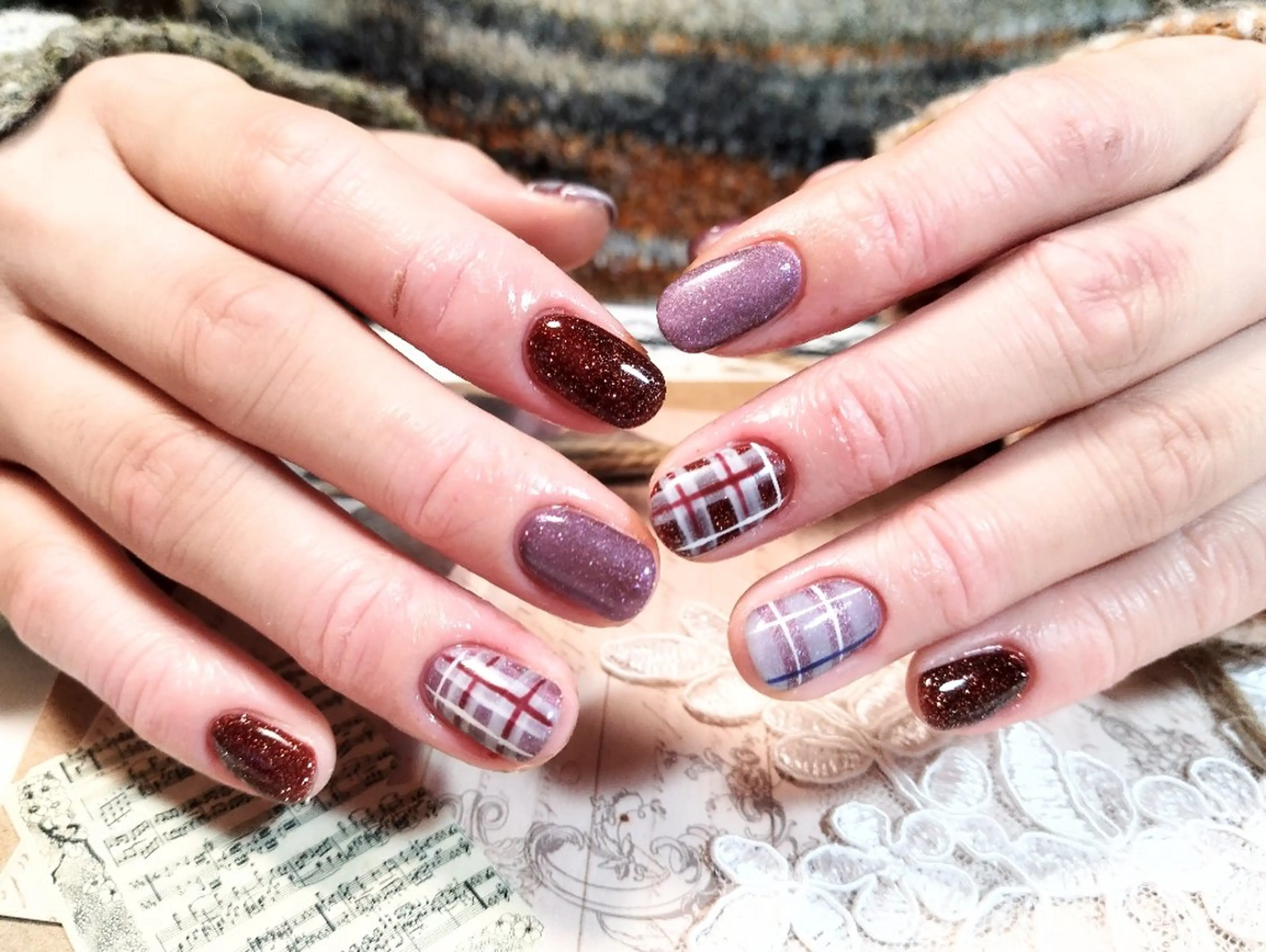 ネイル 持ち込み ハンドネイル ハンドケア ＤI'A ネイルサロンのネイルデザイン