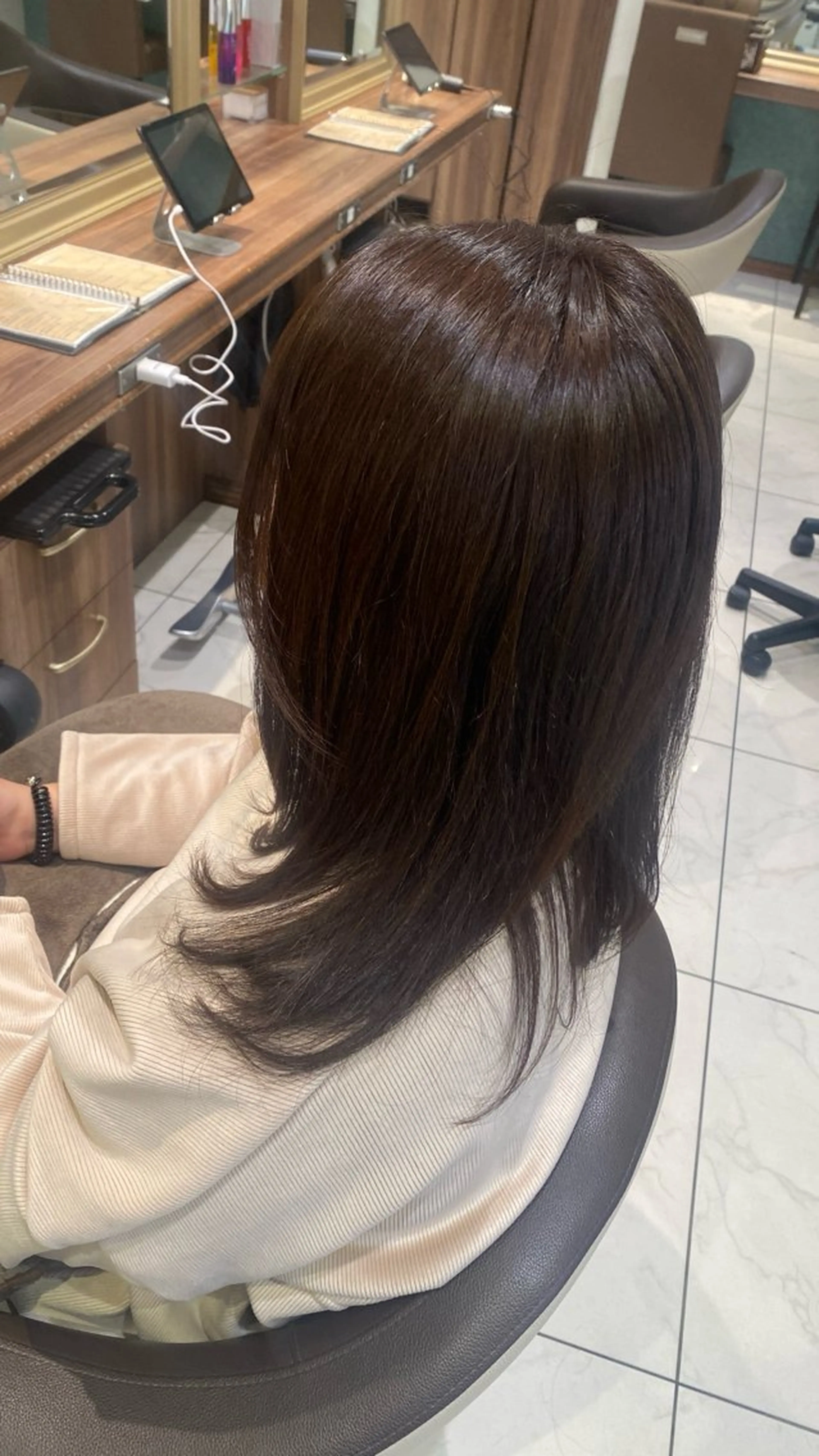 セミロング Ash本八幡店 🫧中園🪽のヘアスタイル