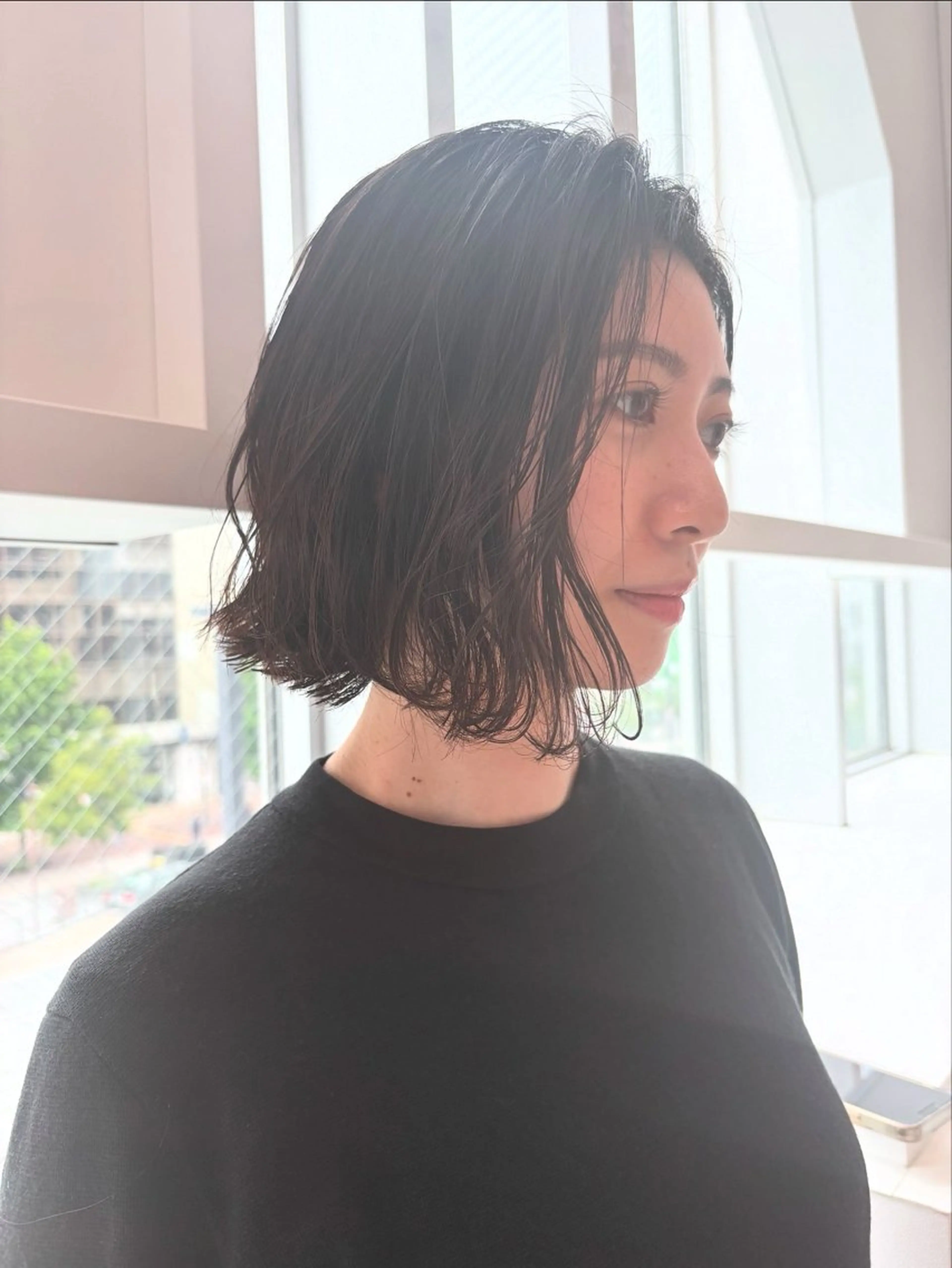 ミディアム ✂️小顔カット✂️ 山本有紀のヘアスタイル