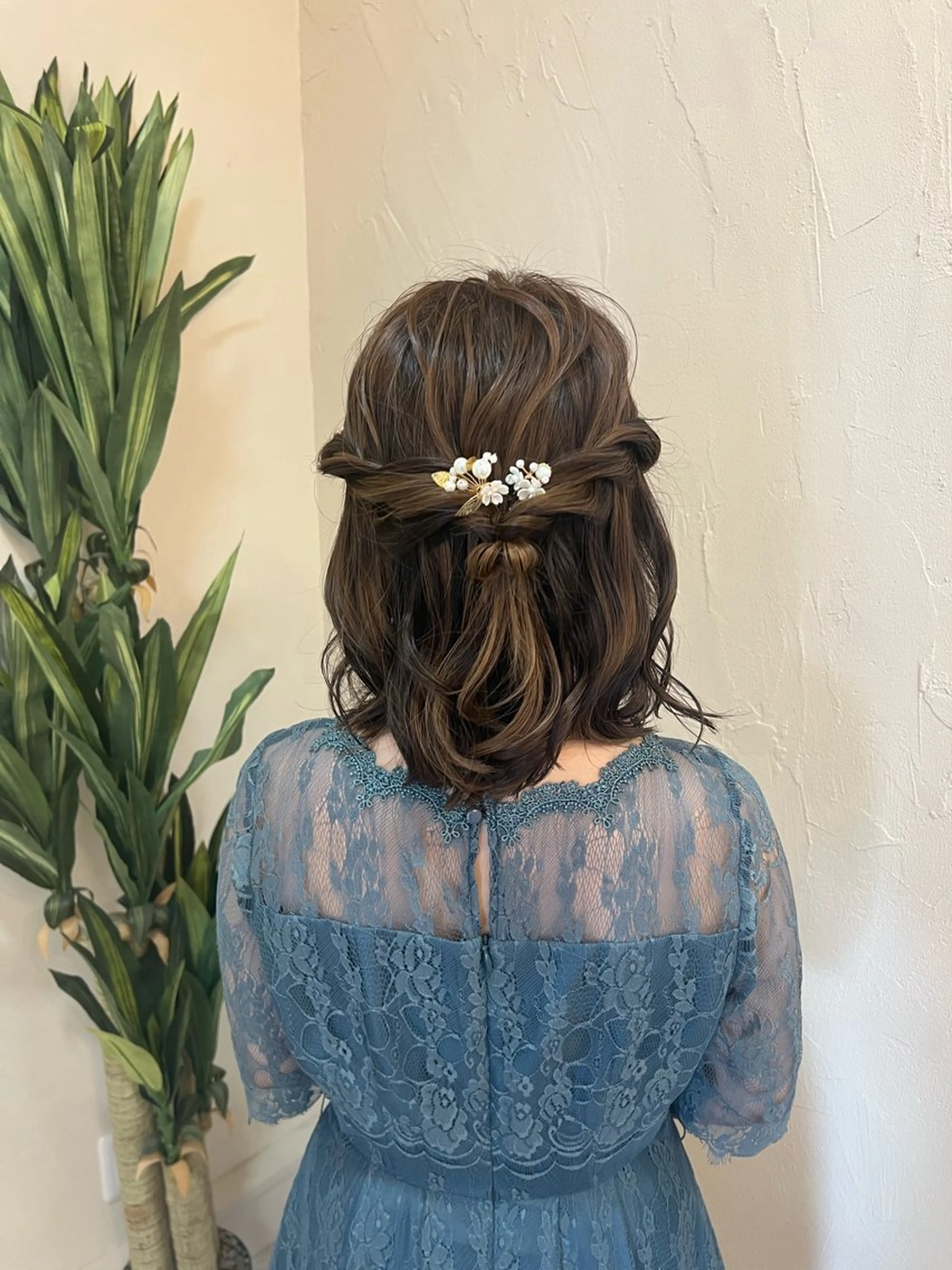 アレンジセット(ハーフアップまで)の写真