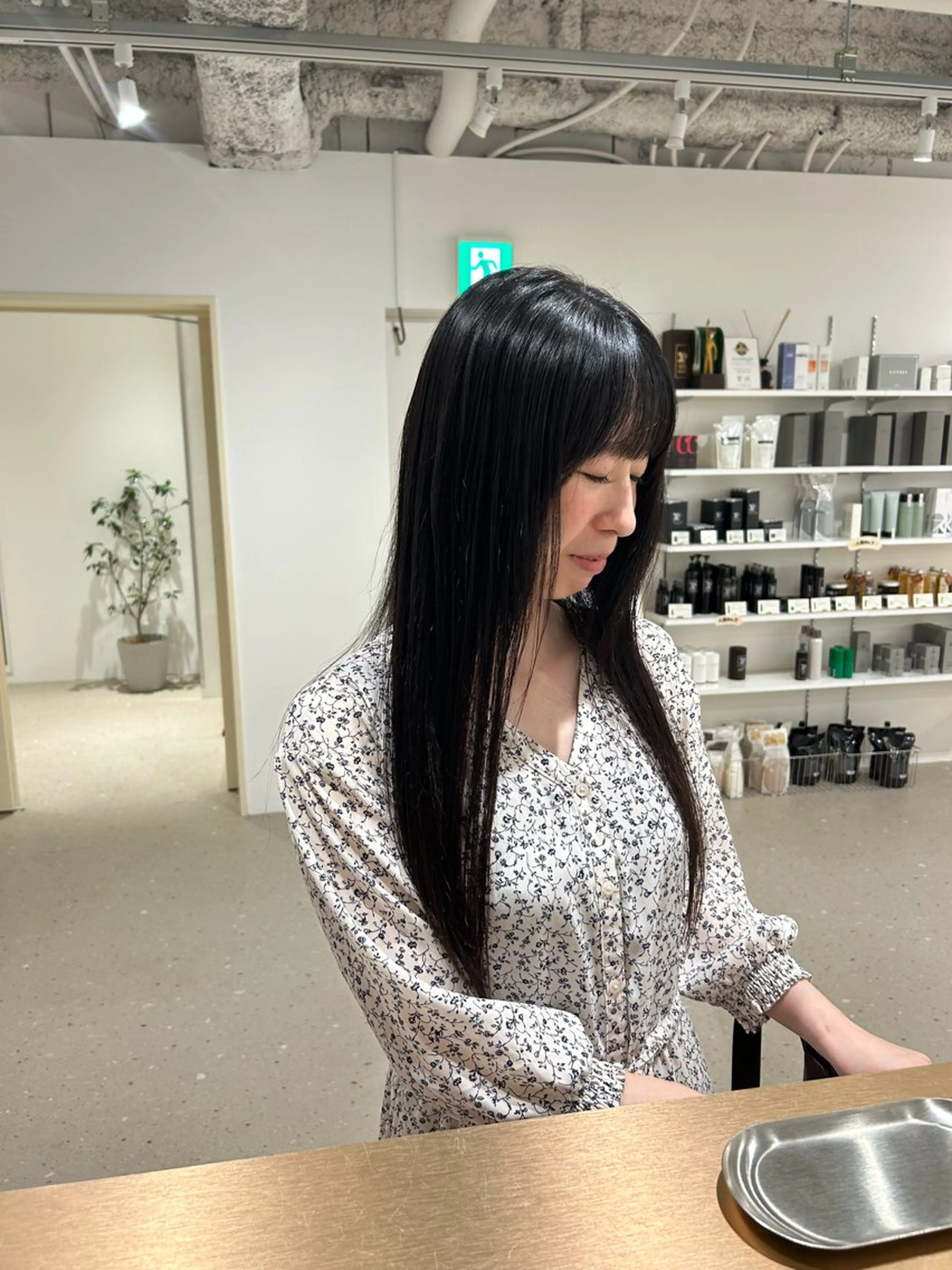 ロング 縮毛矯正 縮毛矯正 鍛治 美月稀のヘアスタイル