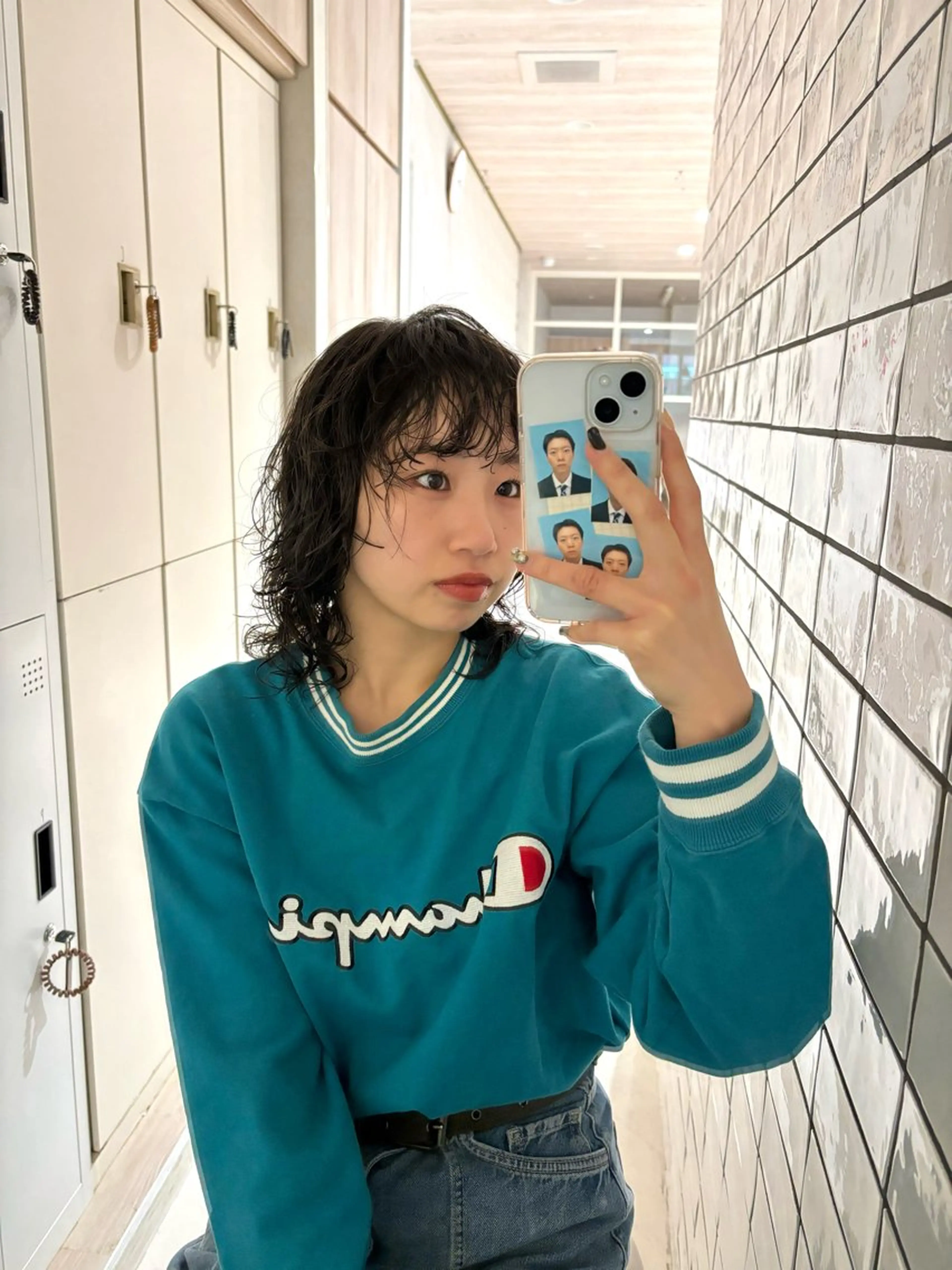 ミディアム カラー パーマ izumi/ ボブ/パーマのヘアスタイル