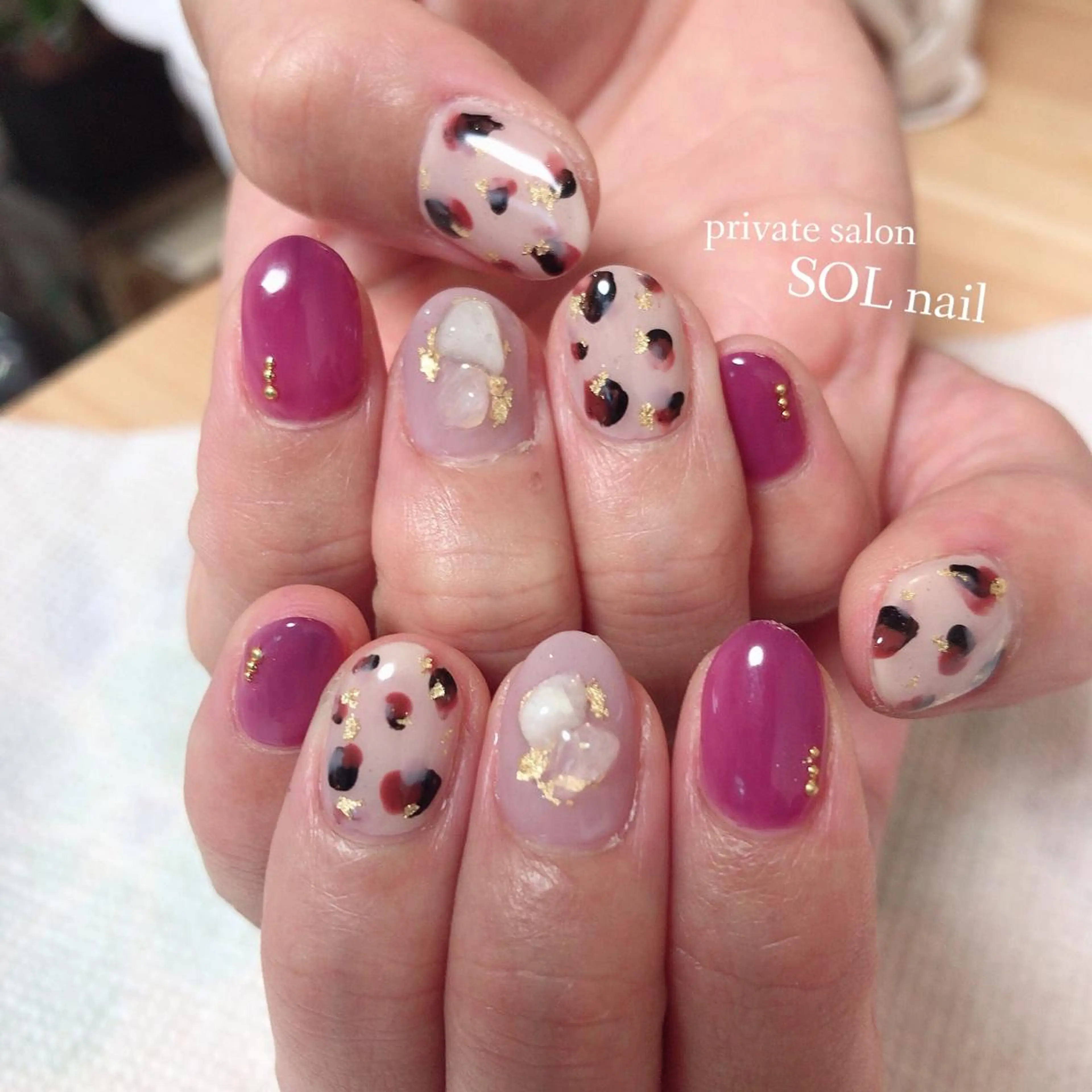ネイル ハンドネイル SOL NAILのネイルデザイン