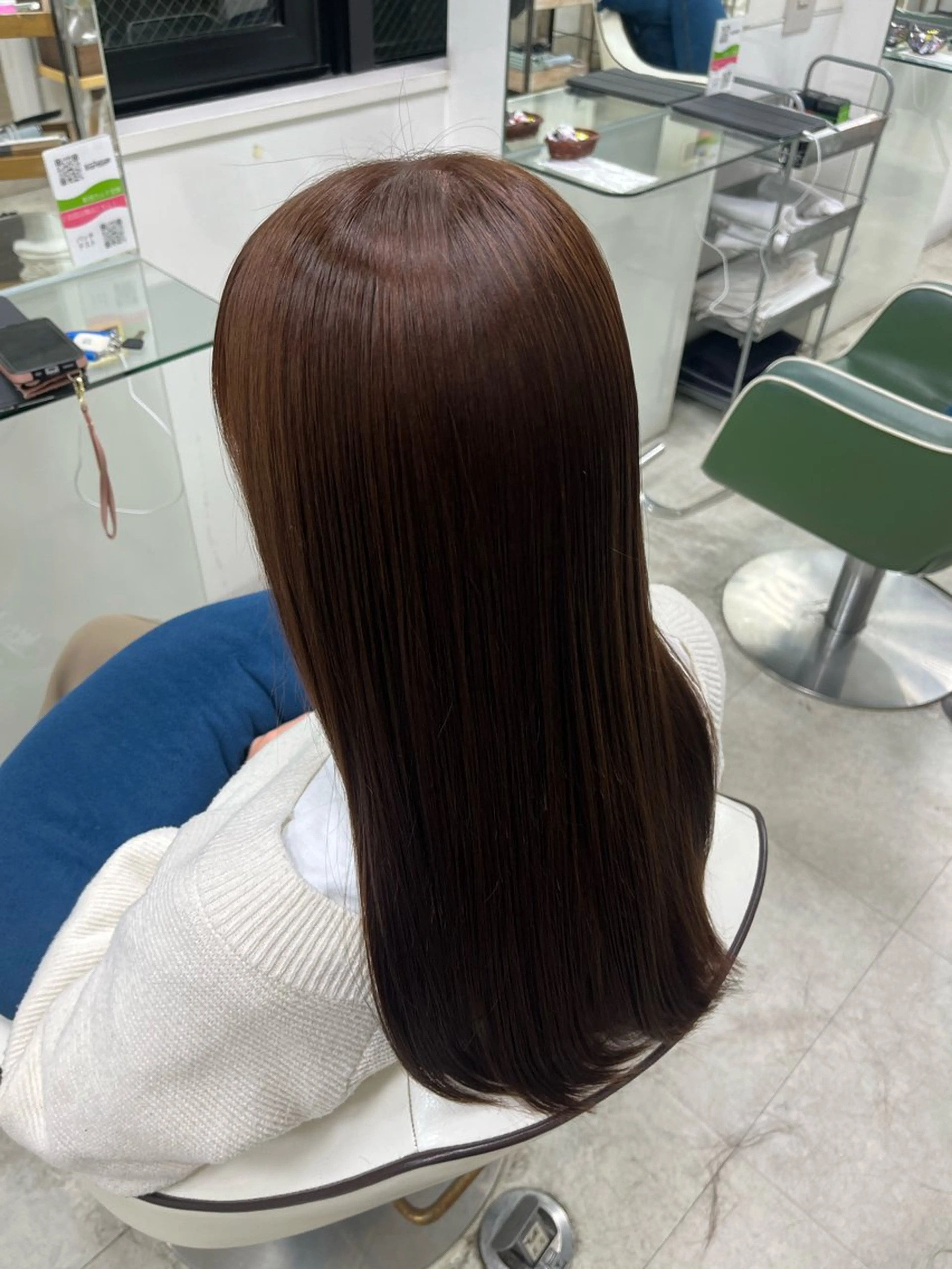 リタッチカラー（3cm以内）+カット　✖︎ブリーチ不可の写真