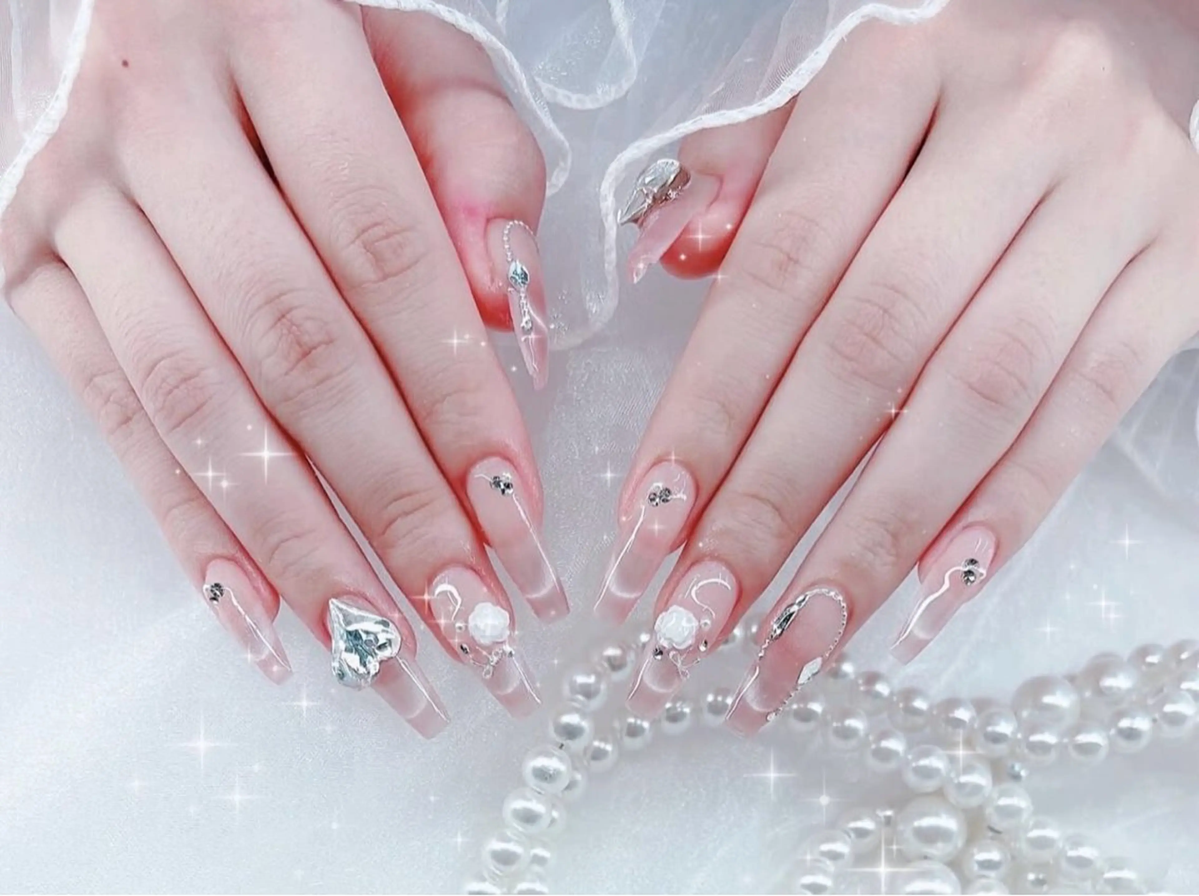 ネイル 韓国ネイル 持ち込み ニュアンスネイル ネイルチップ ハンドネイル TABI ANA.CHUOのネイルデザイン