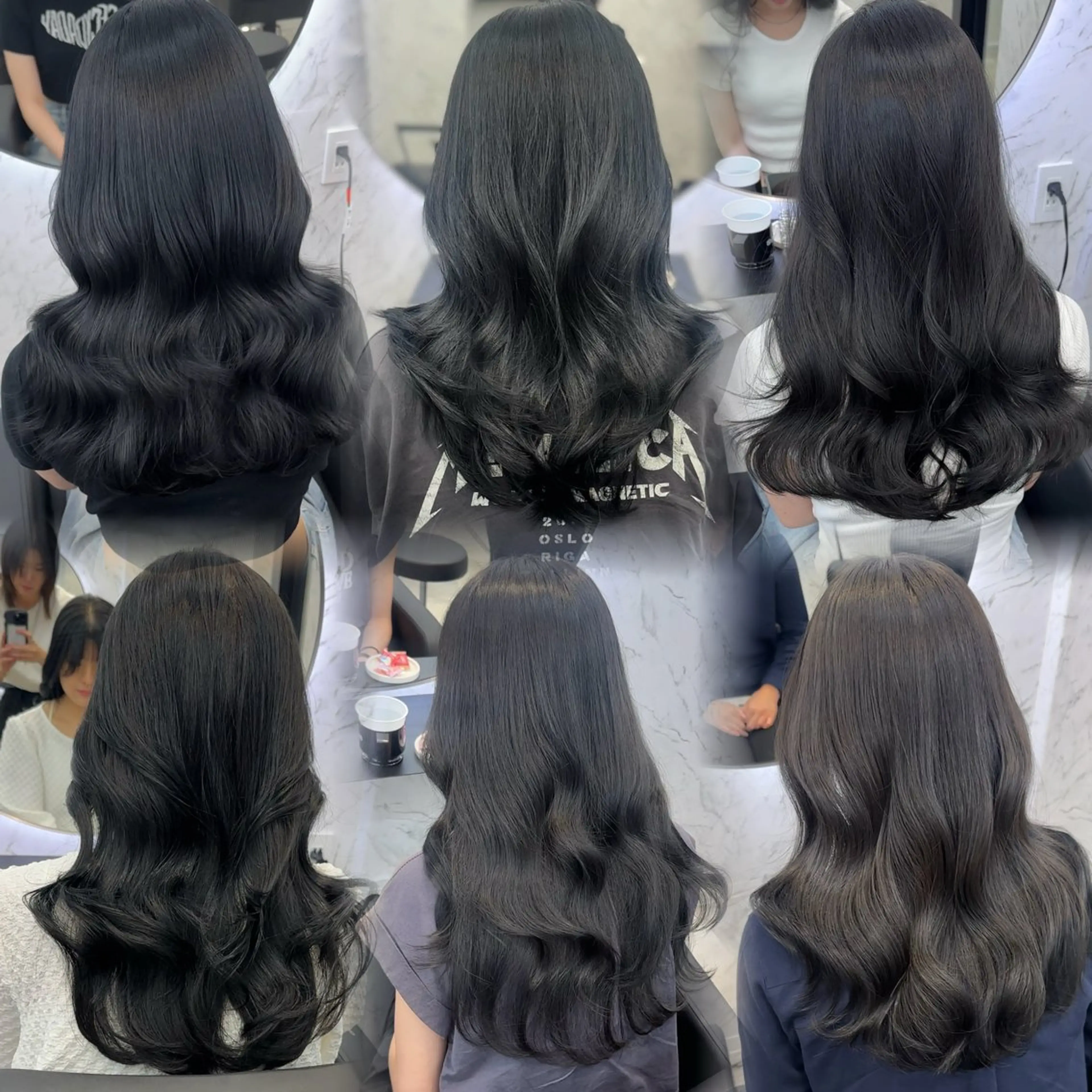 ロング カラー カット ヘアカラー トリートメント ヘアセット 遠藤沙也加 /レイヤーカットのヘアスタイル