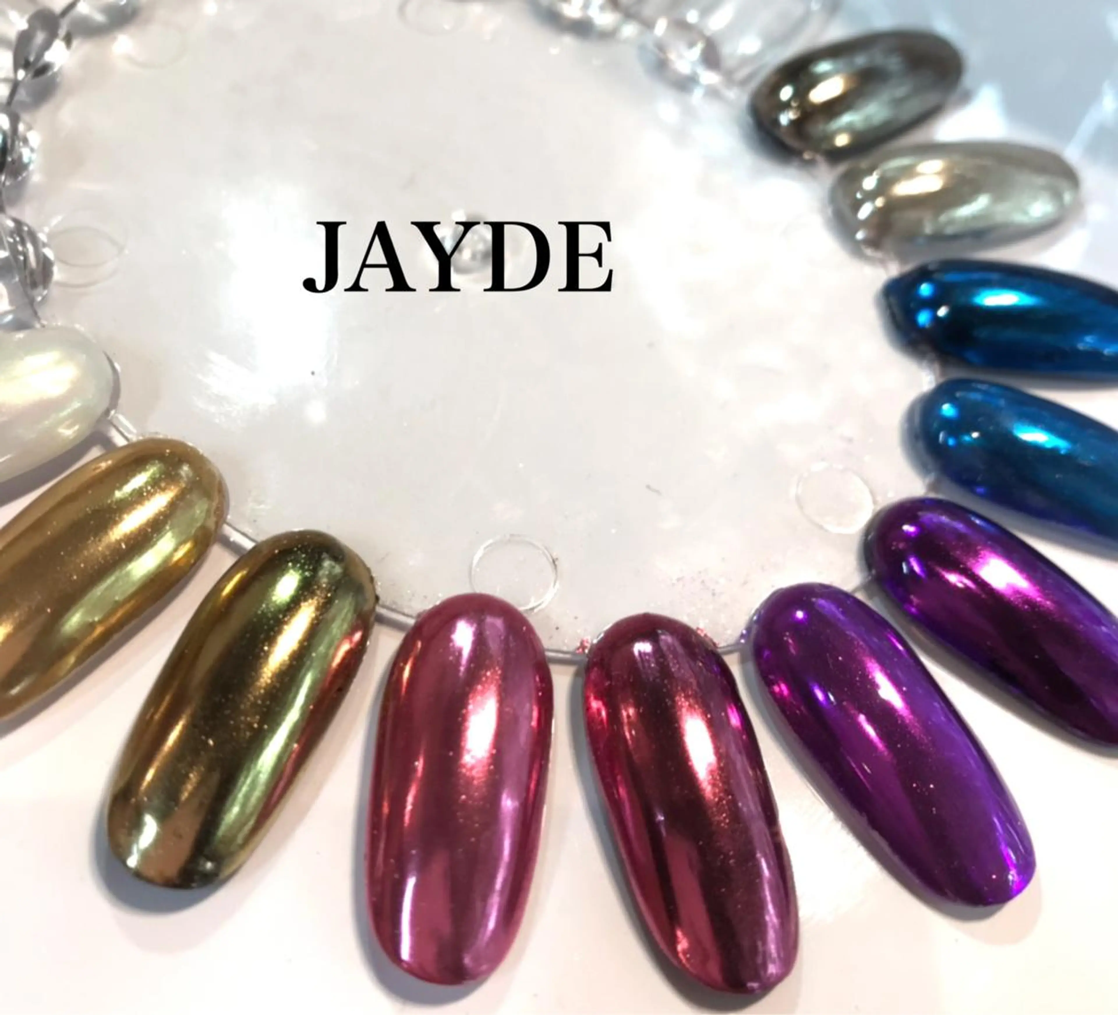 ネイル ミラーネイル JAYDE ジェイドのマツエク・マツパデザイン