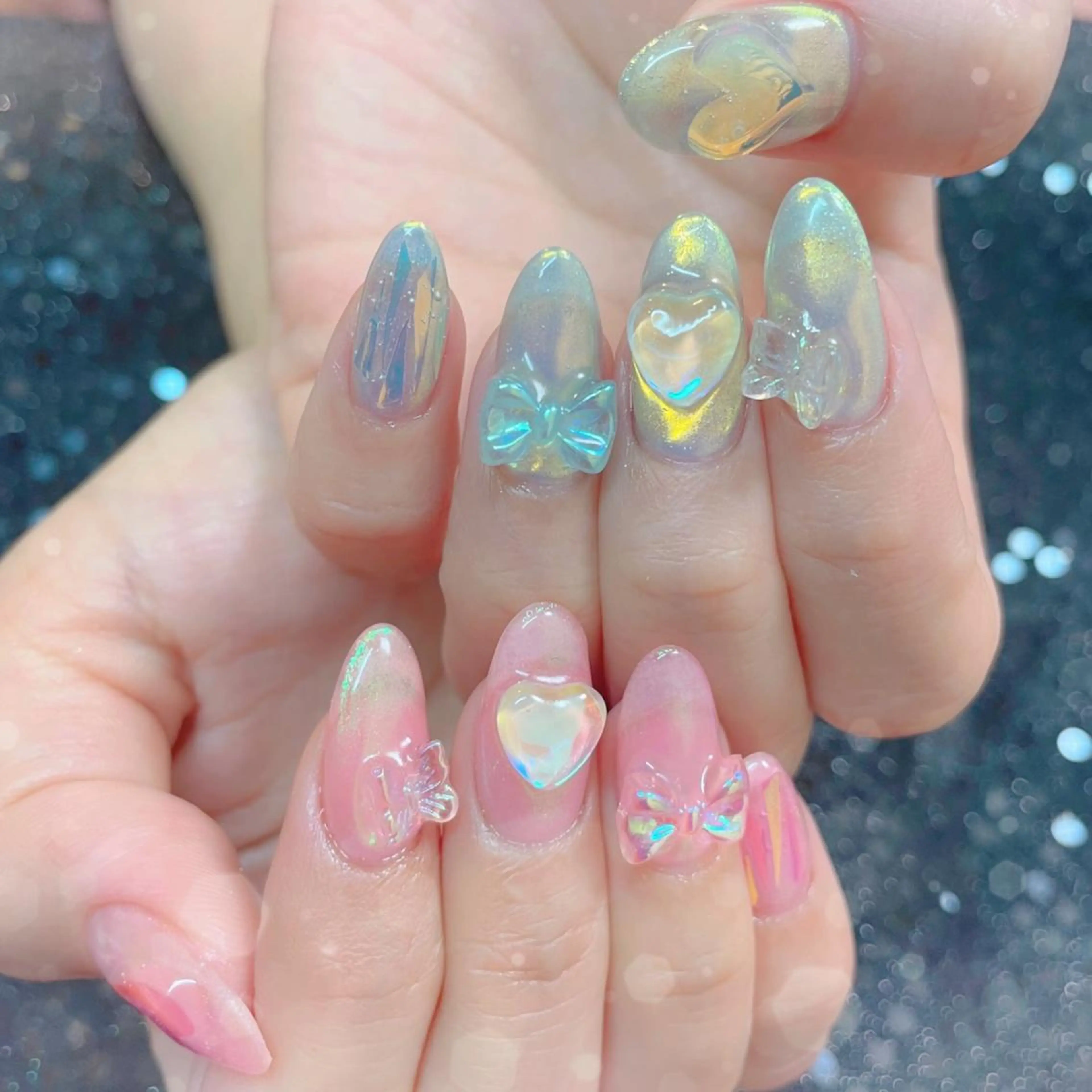 ネイル ハンドネイル ハンドケア MoON...❤︎ MeGuのネイルデザイン