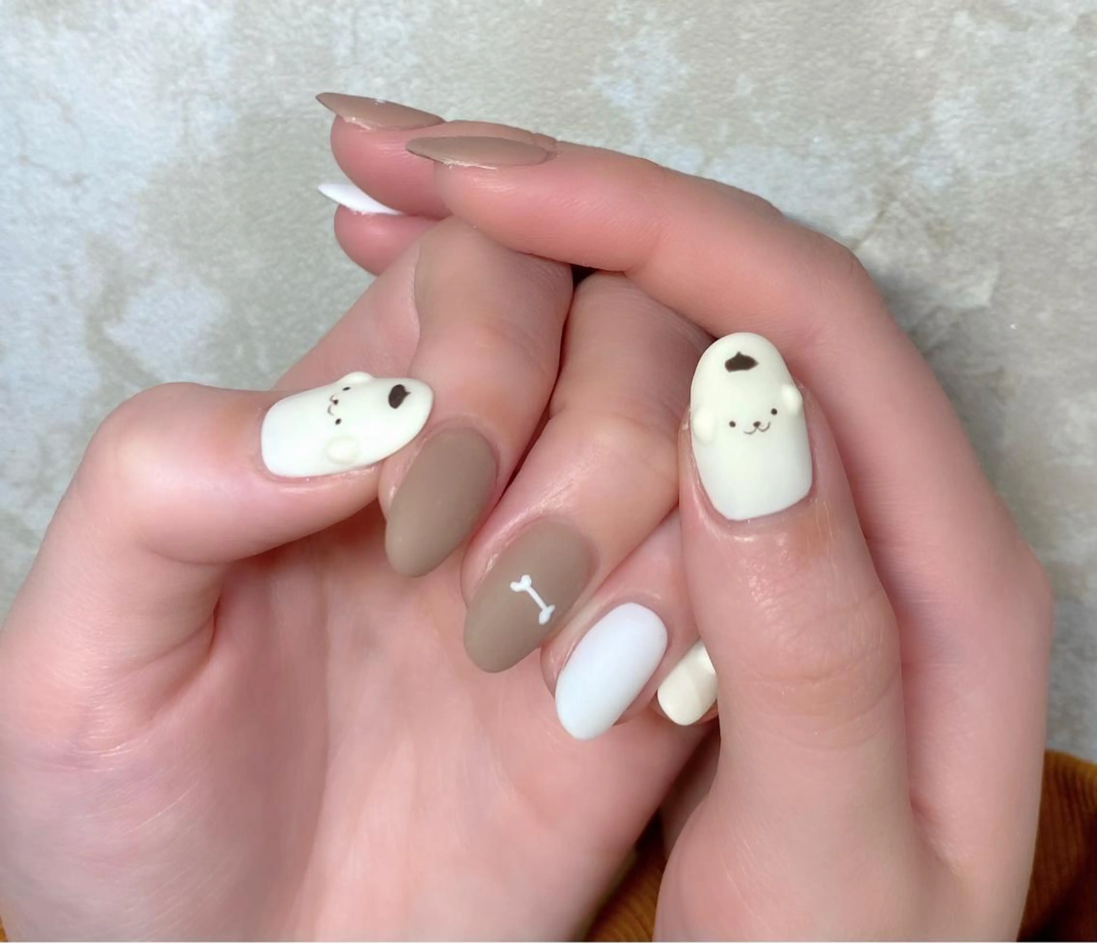 ネイル マットネイル Lino+ ネイル&よもぎ蒸しのネイルデザイン