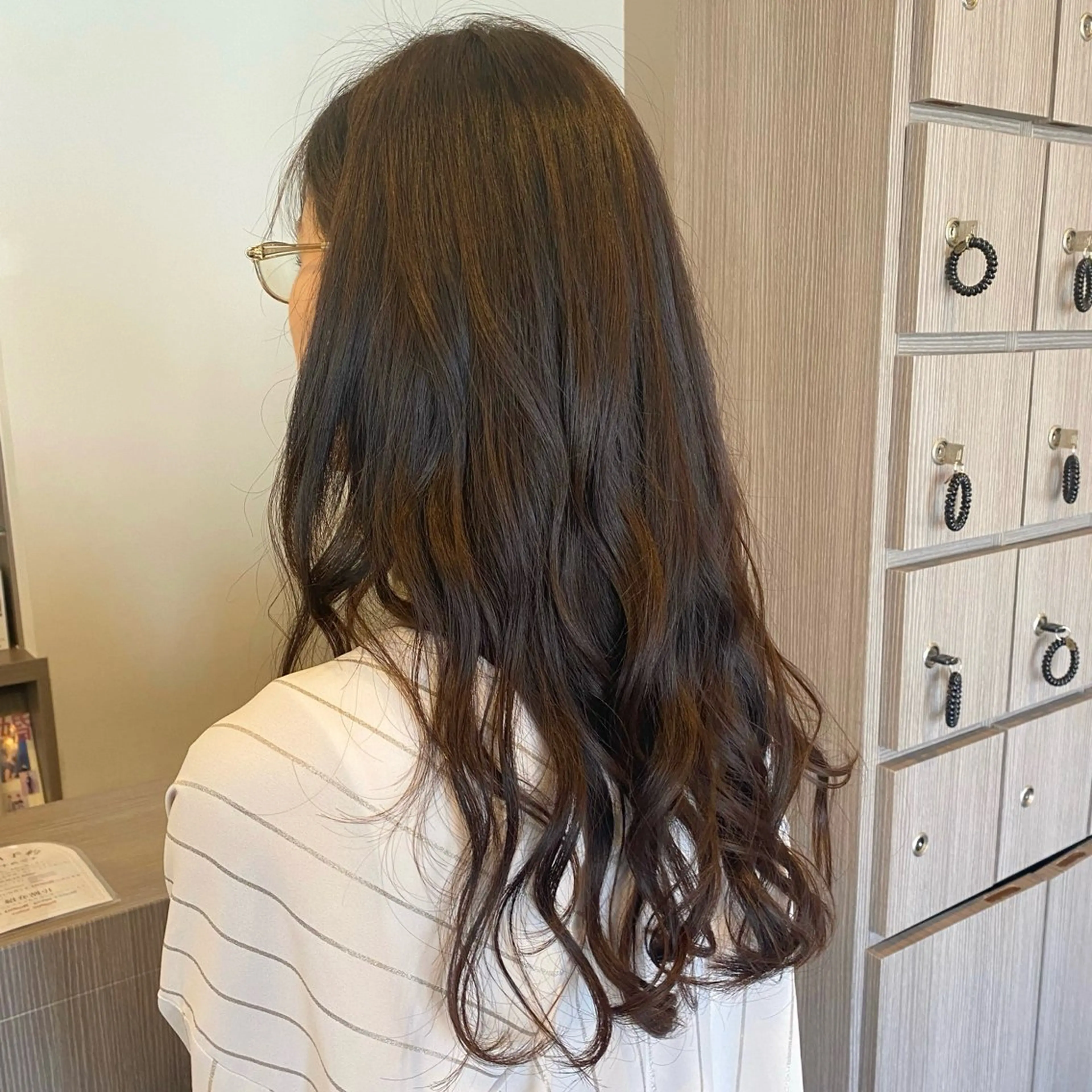 ロング カラー 縮毛矯正/ヘッドスパ 牧野のヘアスタイル