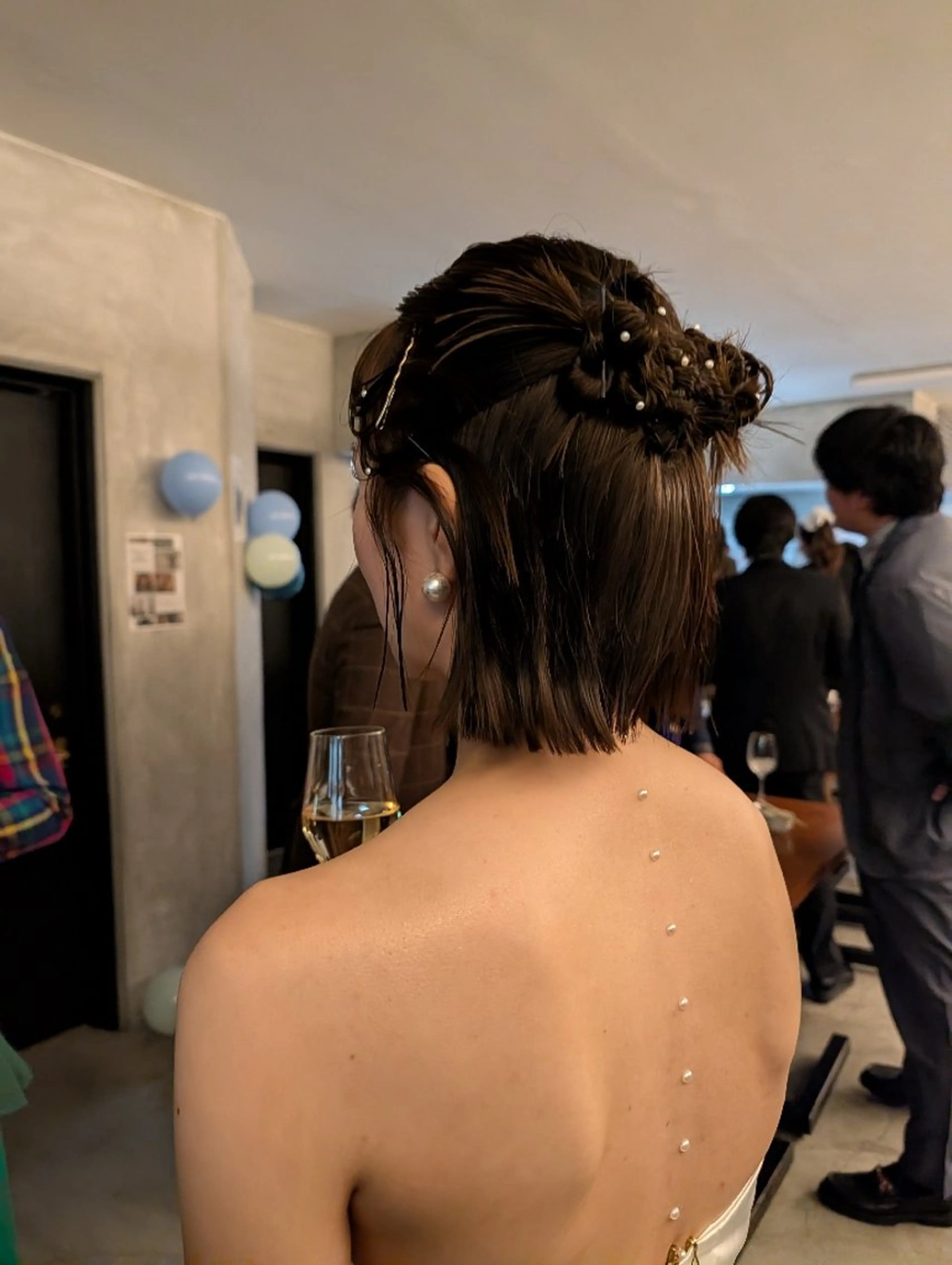 ヘアアレンジ ボブ ルプラボウ　小野寺 菜穂/豊橋/パーマのヘアスタイル