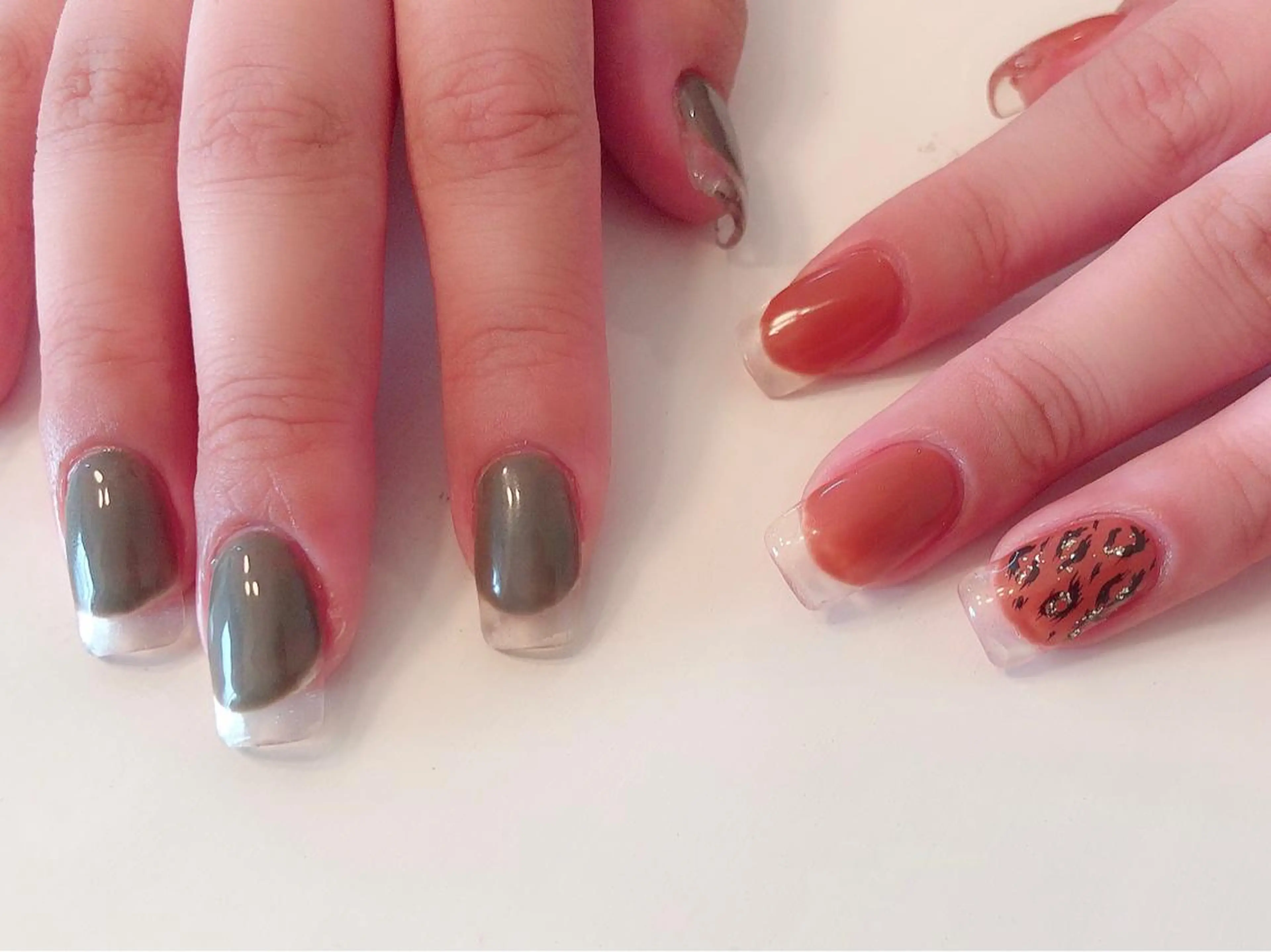 ネイル クリアネイル フレンチネイル Nail cottageのネイルデザイン